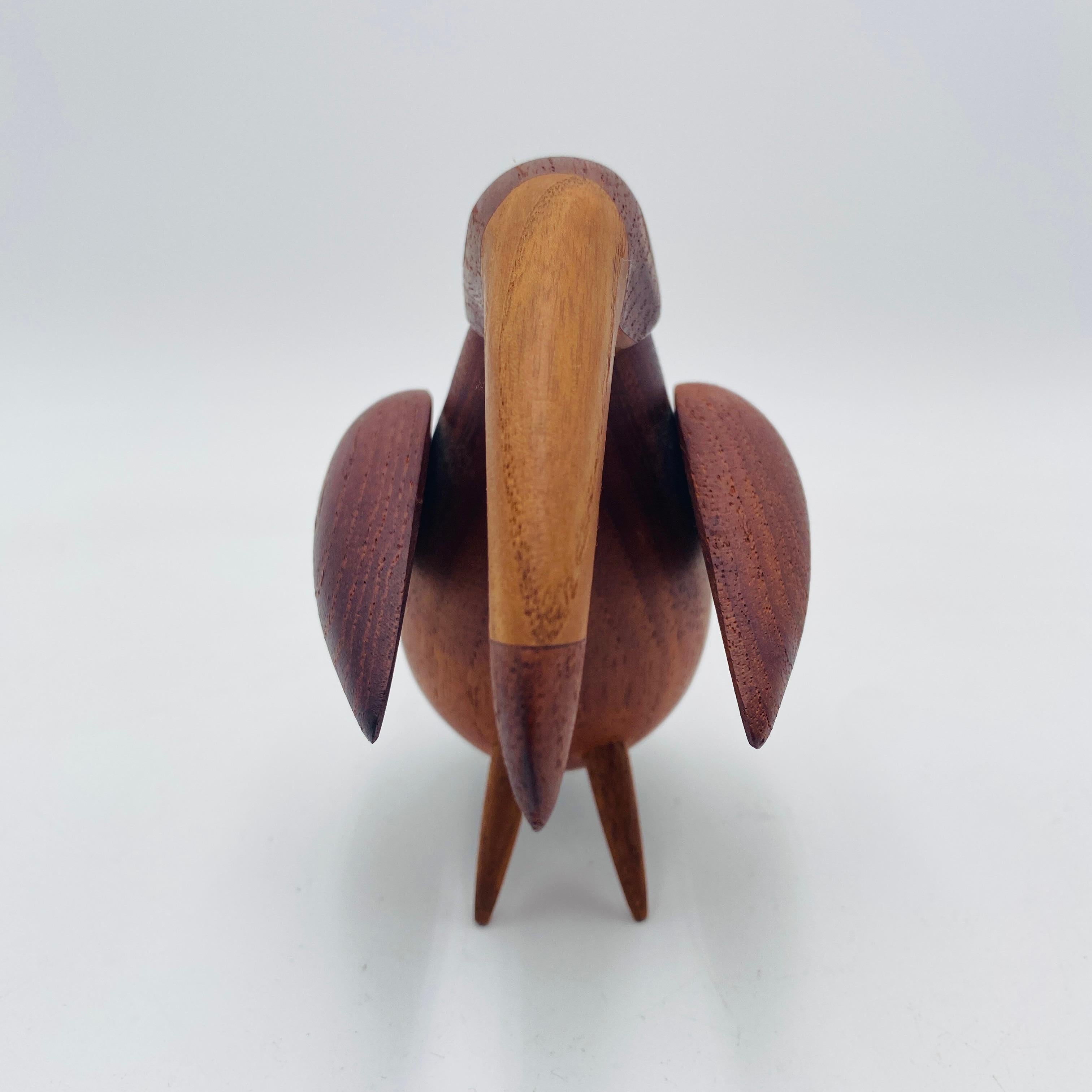 Mid Century Teak Vogel Pfeffermühle Pfeffermühle Dänemark im Angebot 2