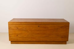 Mid century Teak Blanket Chest Trunk by Riis Antonsen, Aabenraa Denmark, 1960s