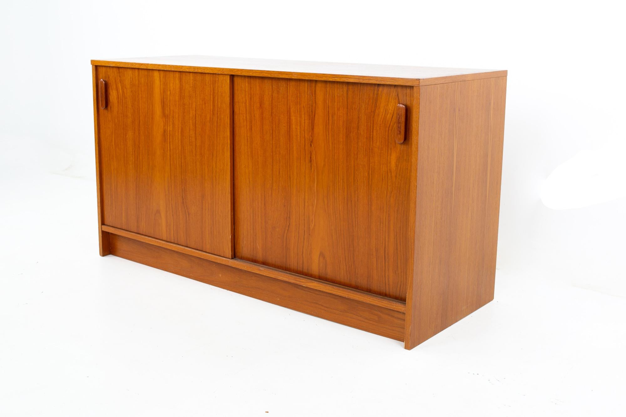 Mid Century Teak Book Case Buffet and Hutch 2