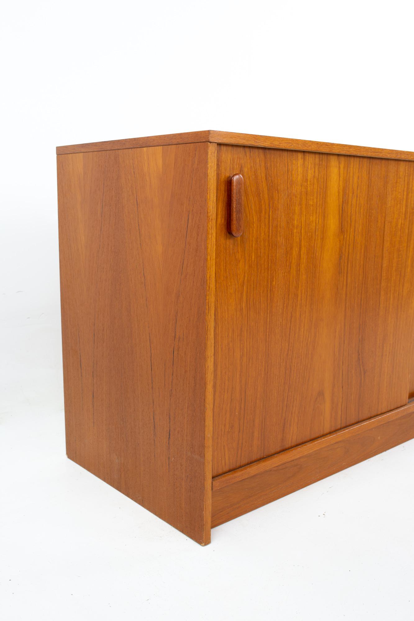 Mid Century Teak Book Case Buffet and Hutch 4