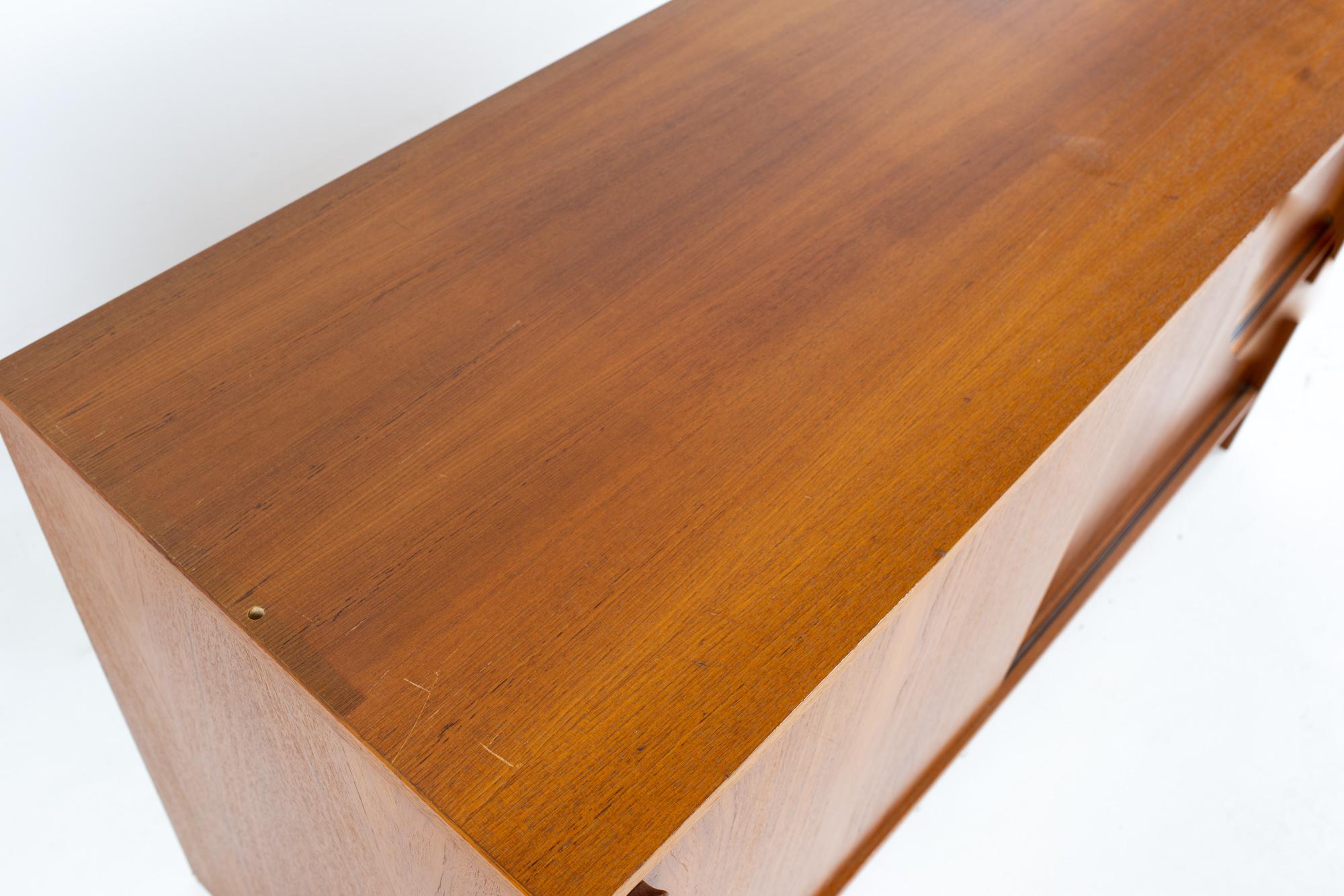 Mid Century Teak Book Case Buffet and Hutch 6