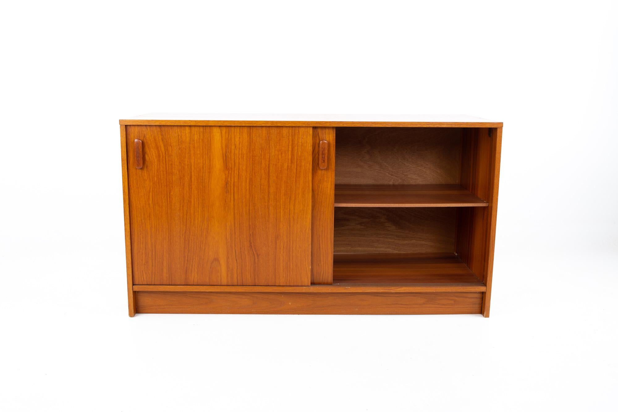 Mid Century Teak Book Case Buffet and Hutch 8