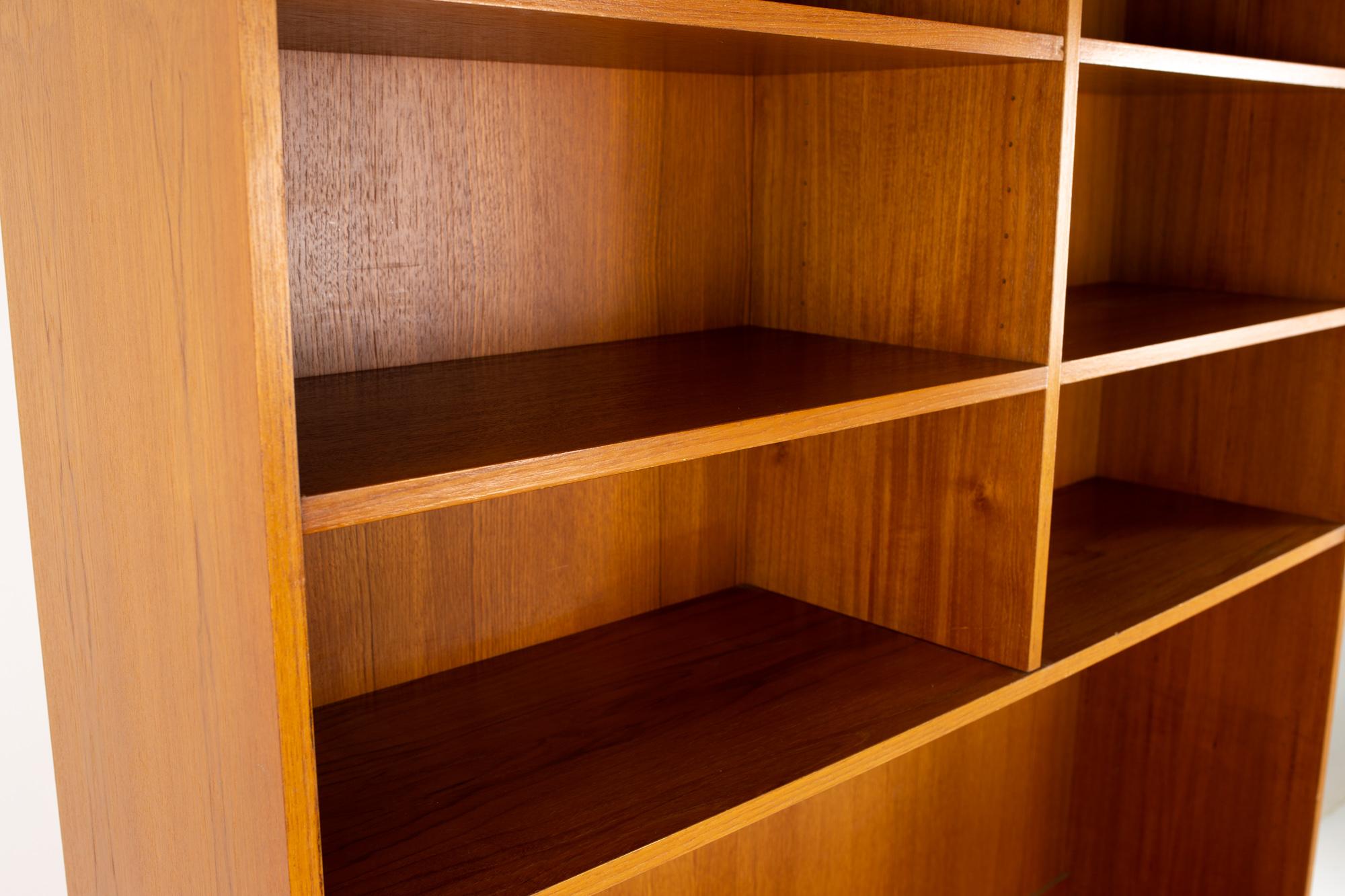 Mid-Century Modern Mid Century Teak Book Case Buffet and Hutch