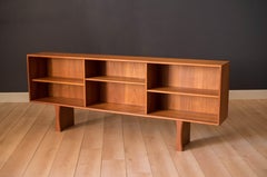 Mid Century Teak Bookcase Console