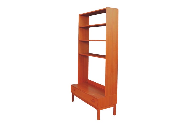 MidCentury Teak Bookcase For Sale at 1stDibs