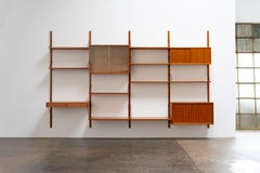 Mid Century Teak Bookcase Wall Unit by Poul Cadovius Denmark 1960s