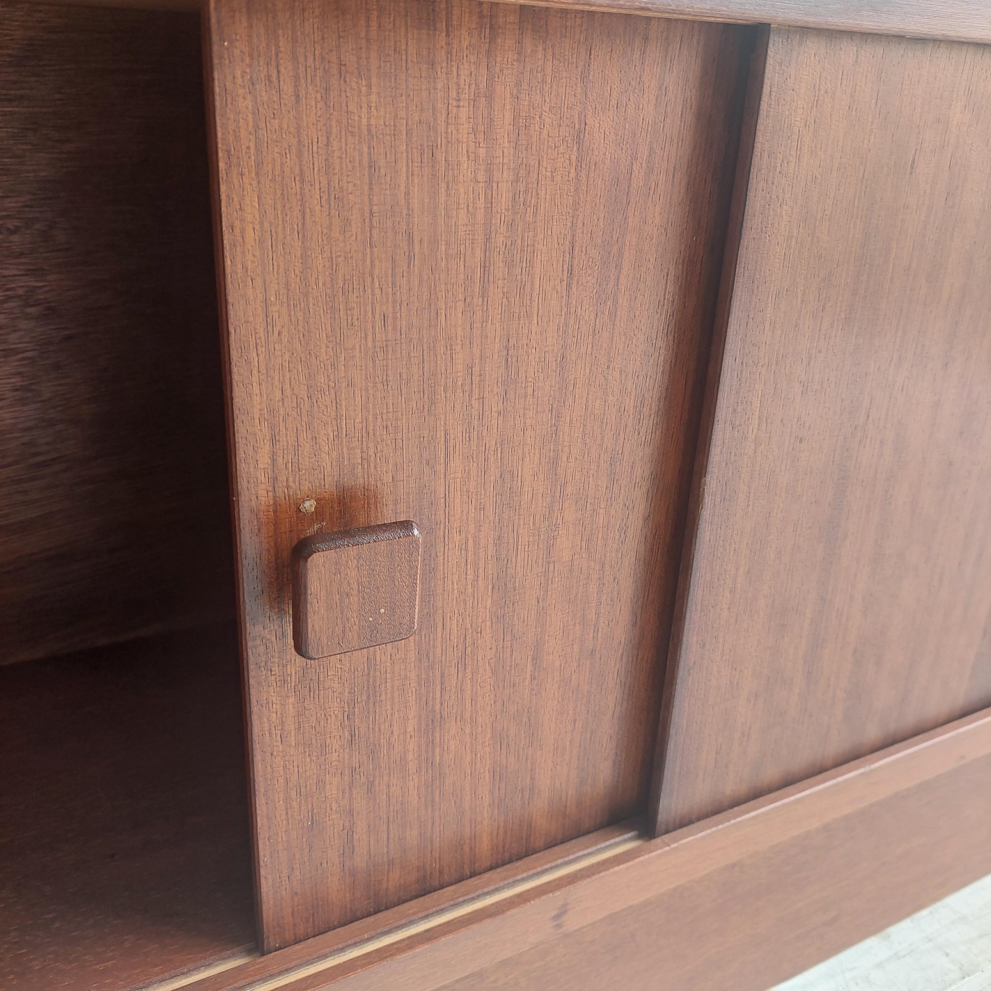 Mid Century Teak Bookshelf Cabinet Sideboard By Herbert E Gibbs, 1960s 4