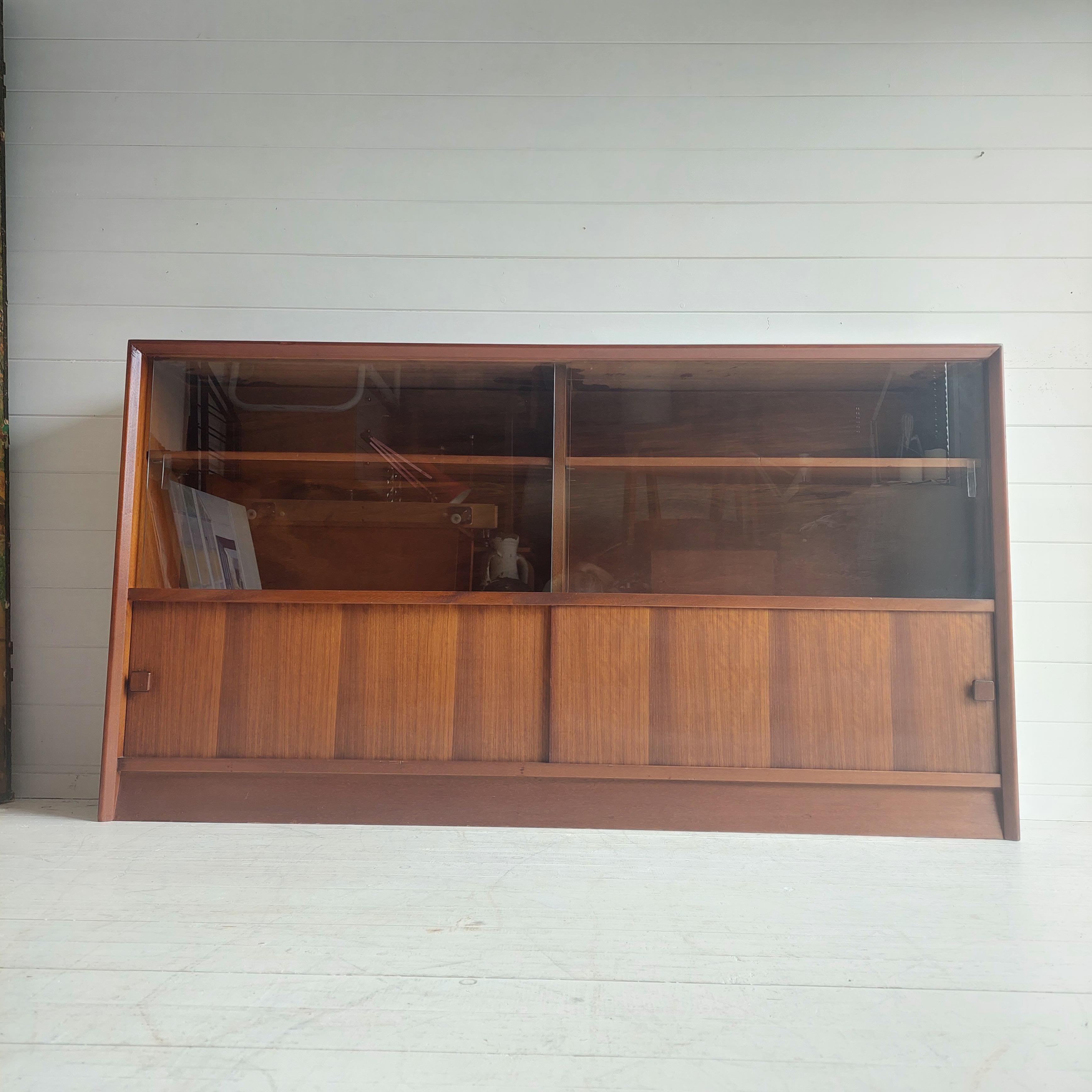 Mid Century Teak Bookshelf Cabinet Sideboard By Herbert E Gibbs, 1960s 13
