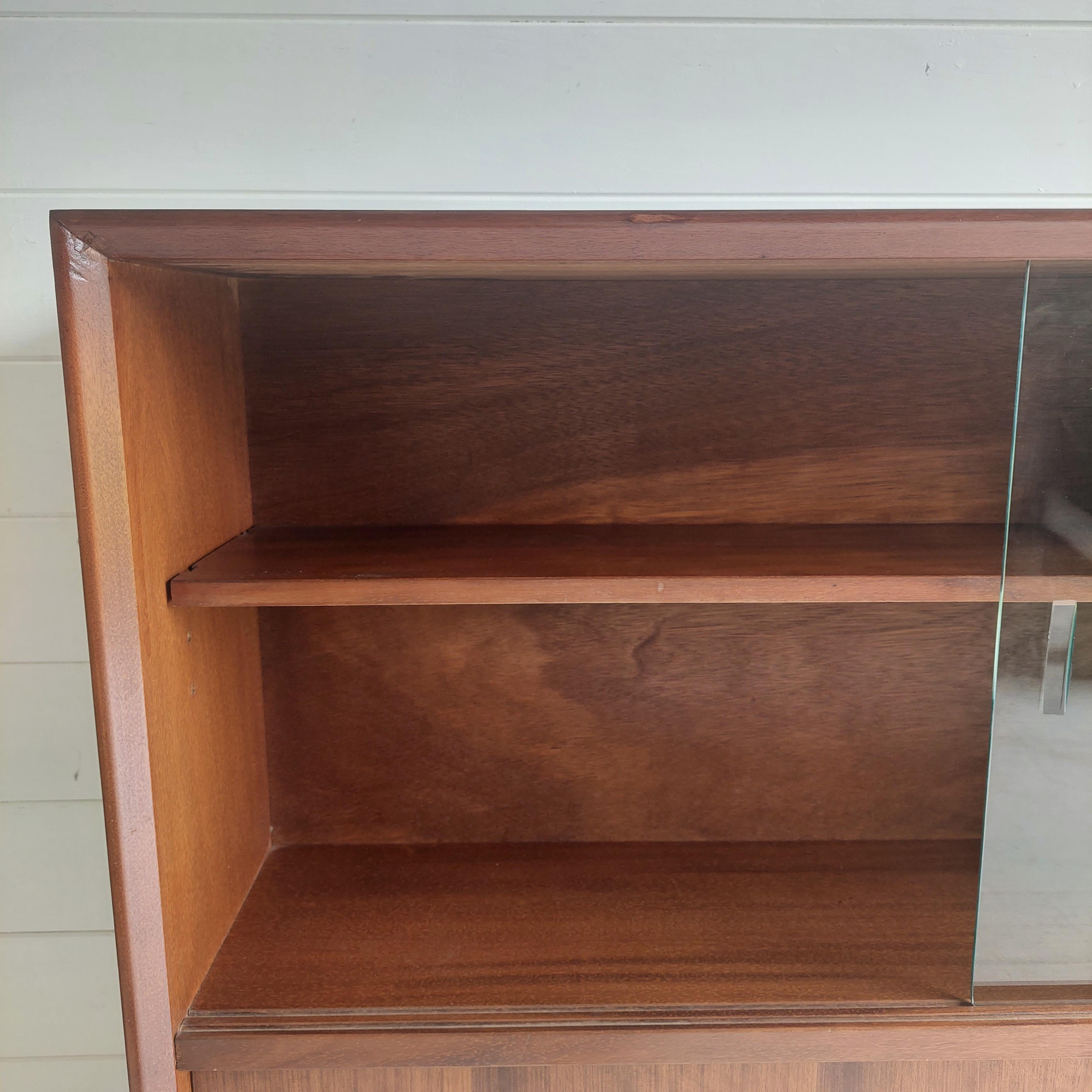Mid Century Teak Bookshelf Cabinet Sideboard By Herbert E Gibbs, 1960s 1