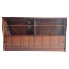 Vintage Mid Century Teak Bookshelf Cabinet Sideboard By Herbert E Gibbs, 1960s