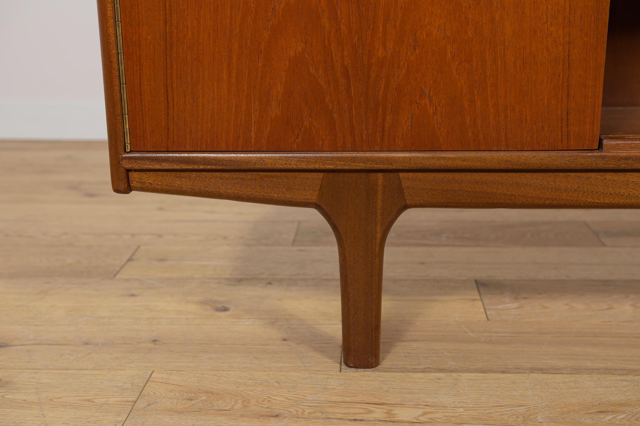 Glass Mid-Century Teak Bookshelf from McIntosh, 1960s For Sale