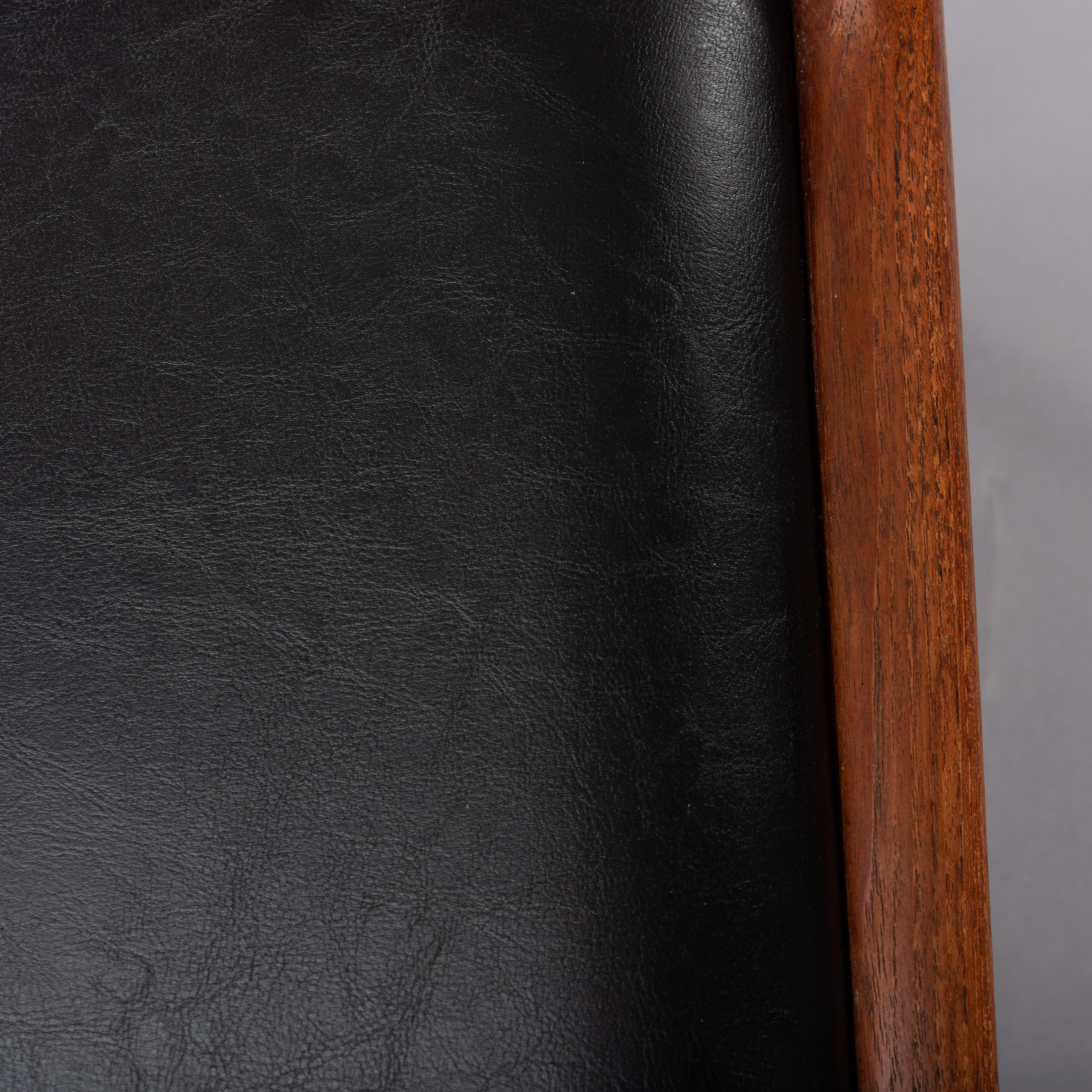 Midcentury Teak Boomerang Chairs #370 by E. Christensen for Slagelse, Set of 6 3