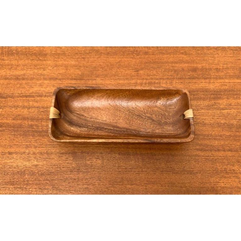 Ciotola in teak di metà secolo, anni '60 In condizioni ottime in vendita a Hamburg, DE
