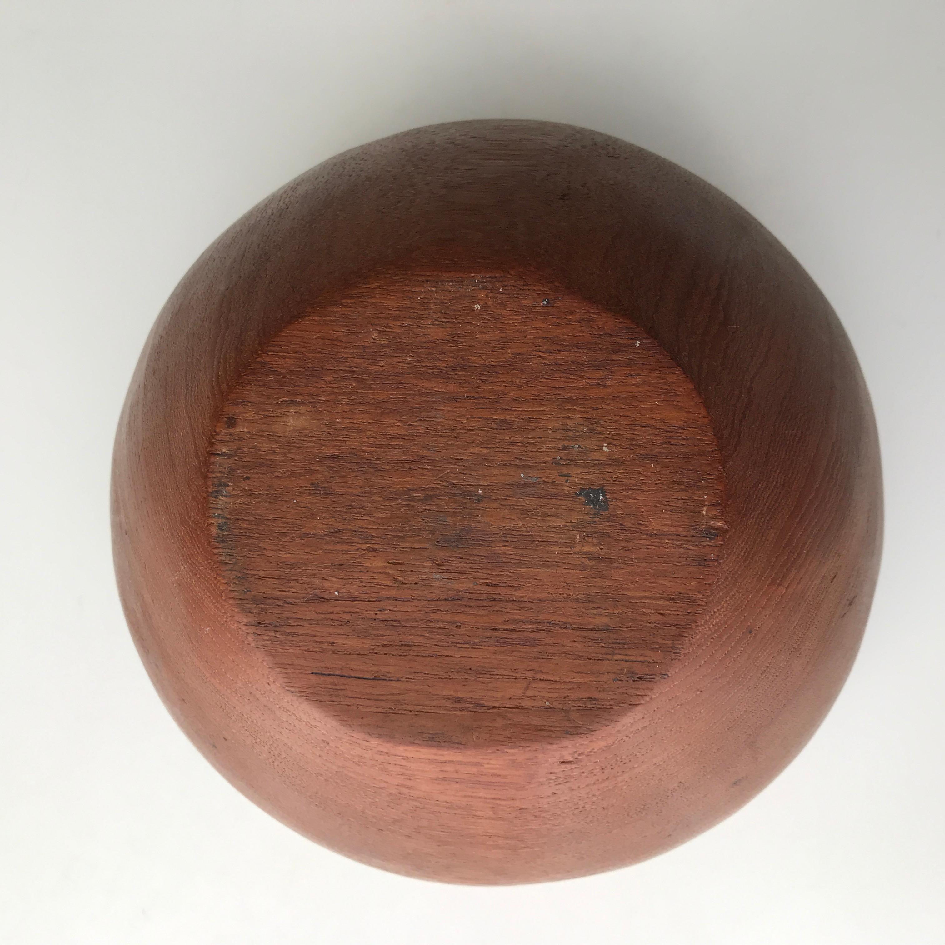 Mid-century Teak Bowl Danish Mid-Century Design 7