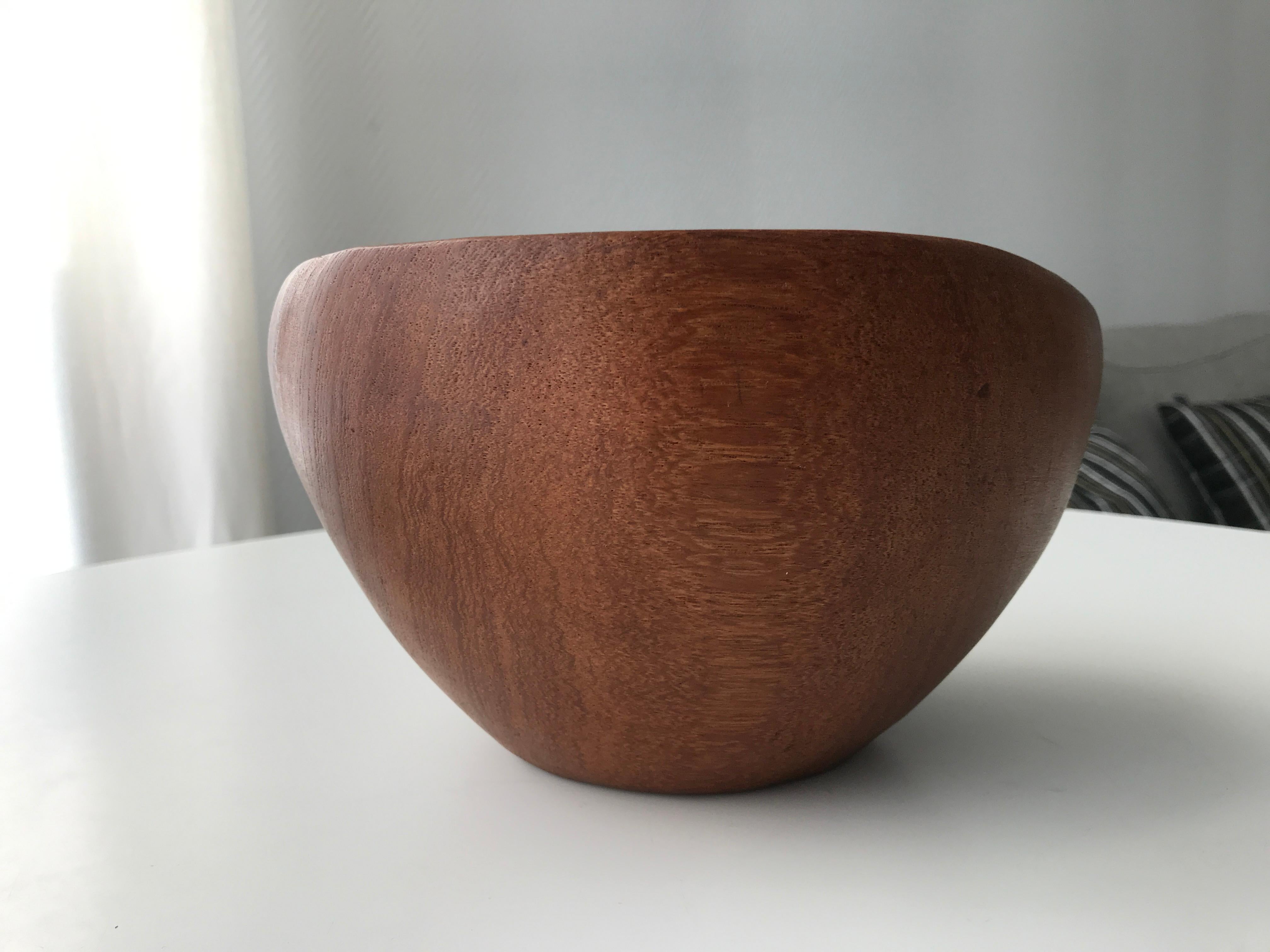 Mid-century Teak Bowl Danish Mid-Century Design 1