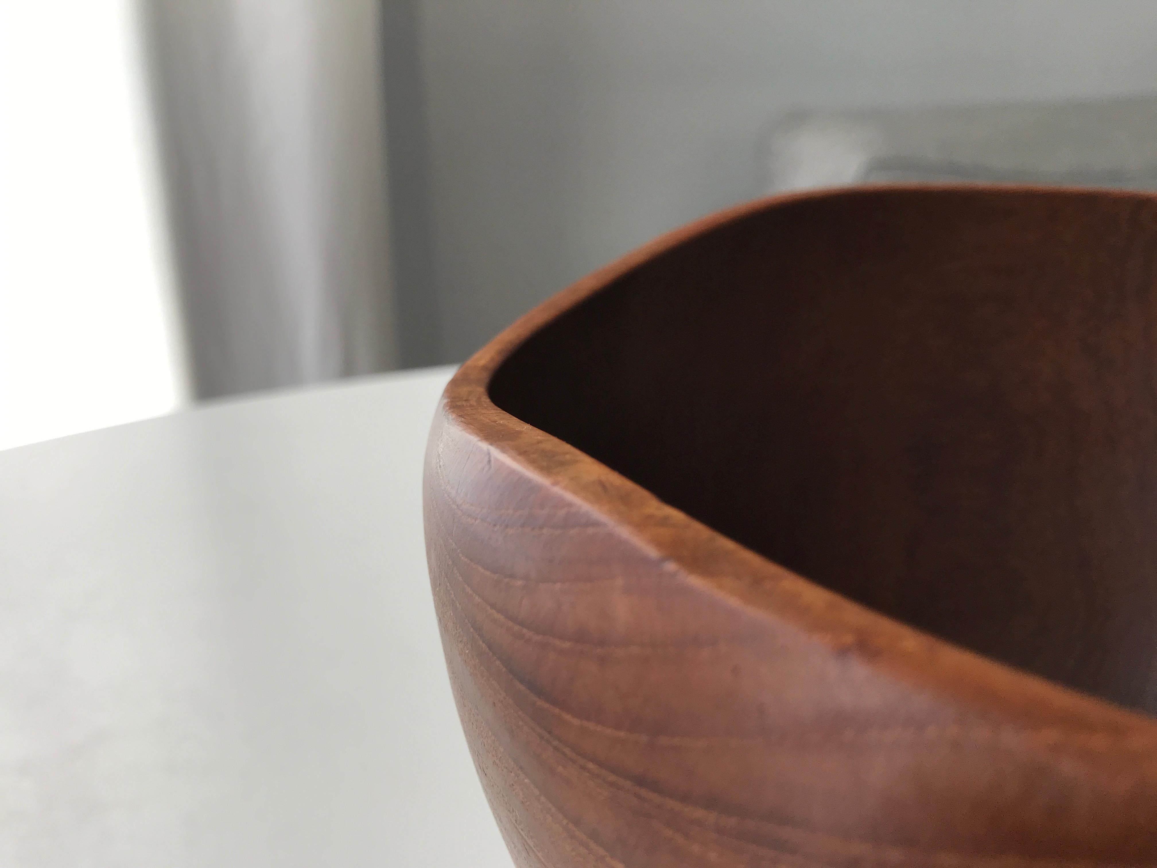 Mid-century Teak Bowl Danish Mid-Century Design 3