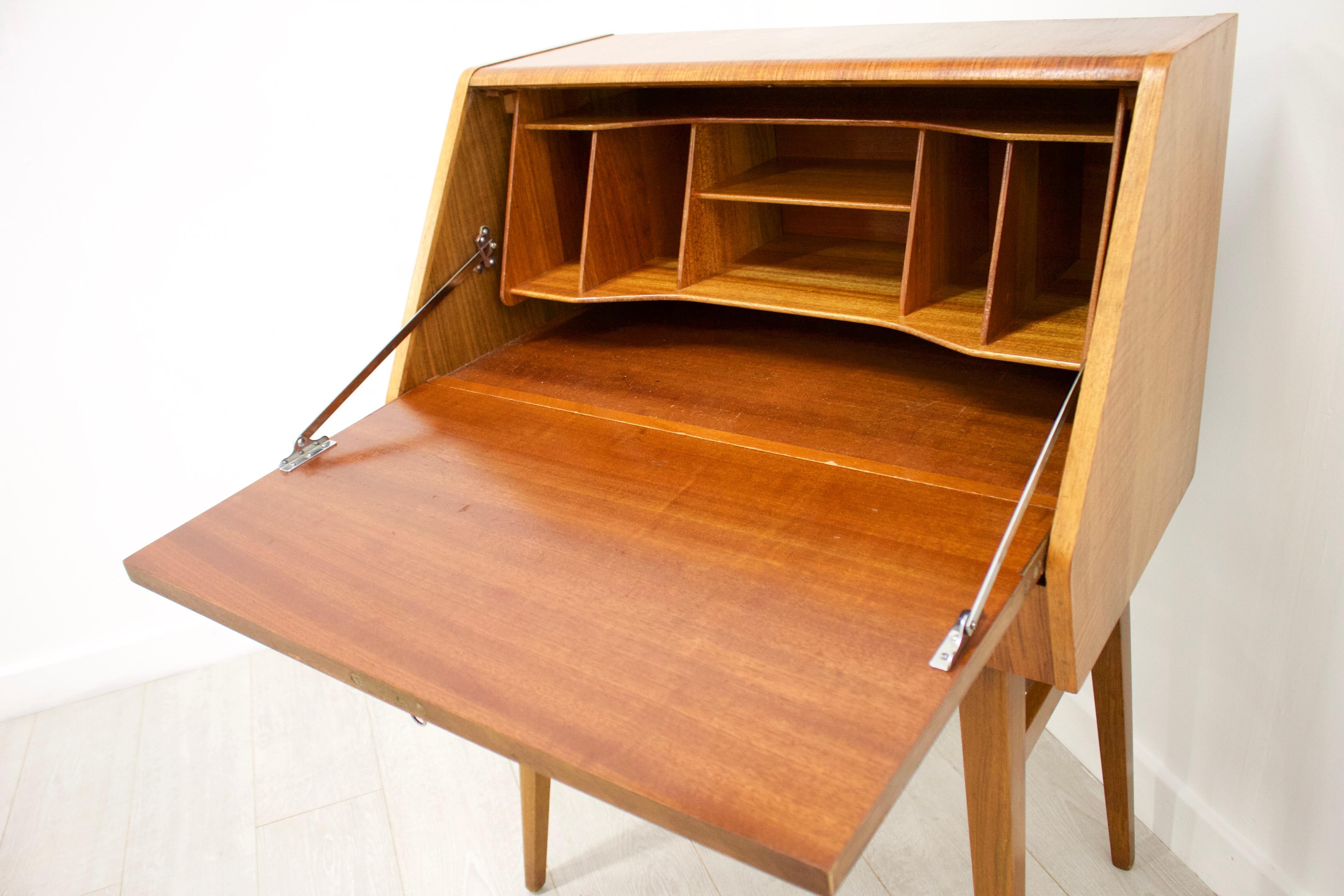 Veneer Midcentury Teak Bureau