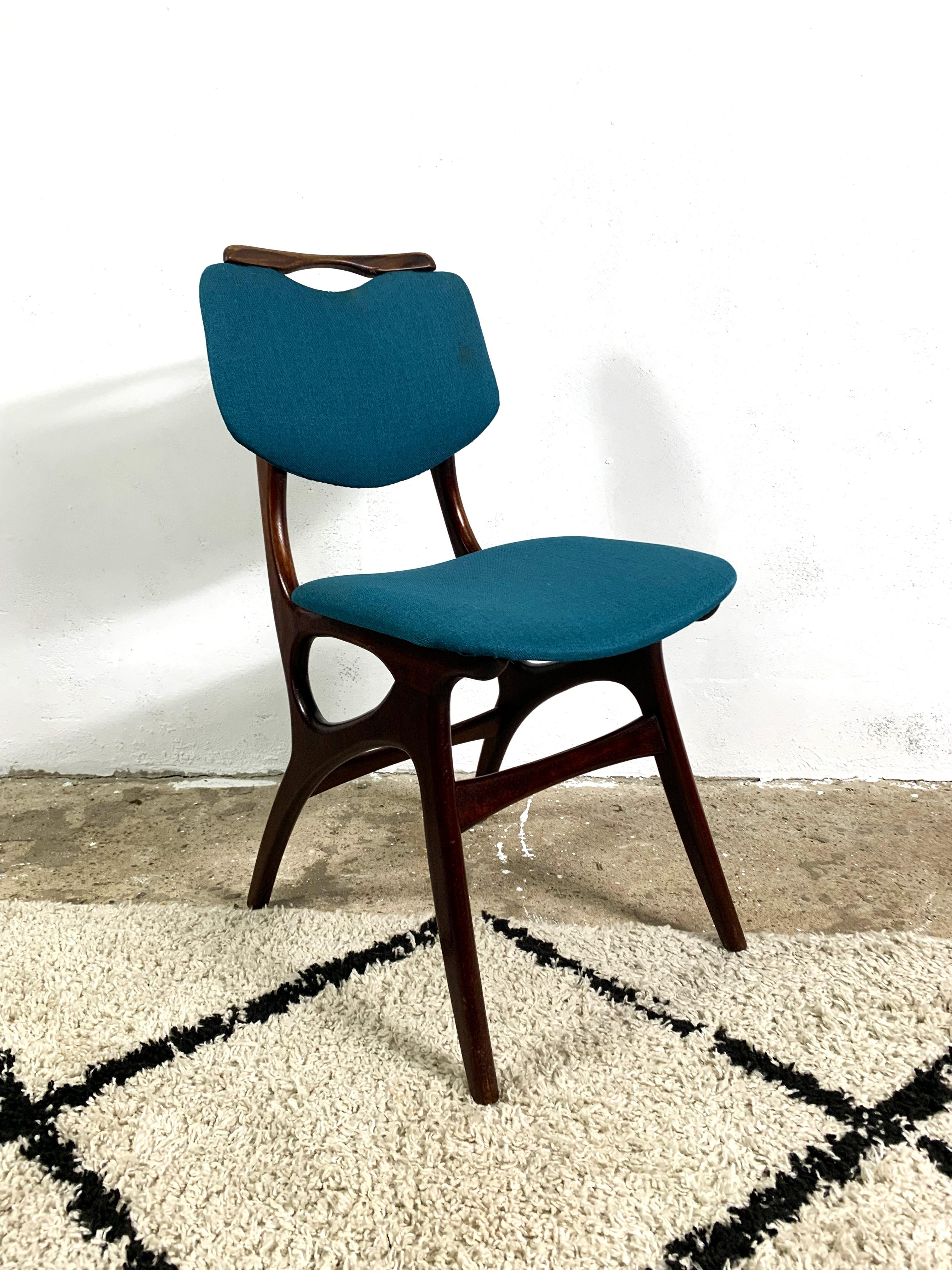 Mid Century Teak Chair From Pynock Netherlands For Sale 1