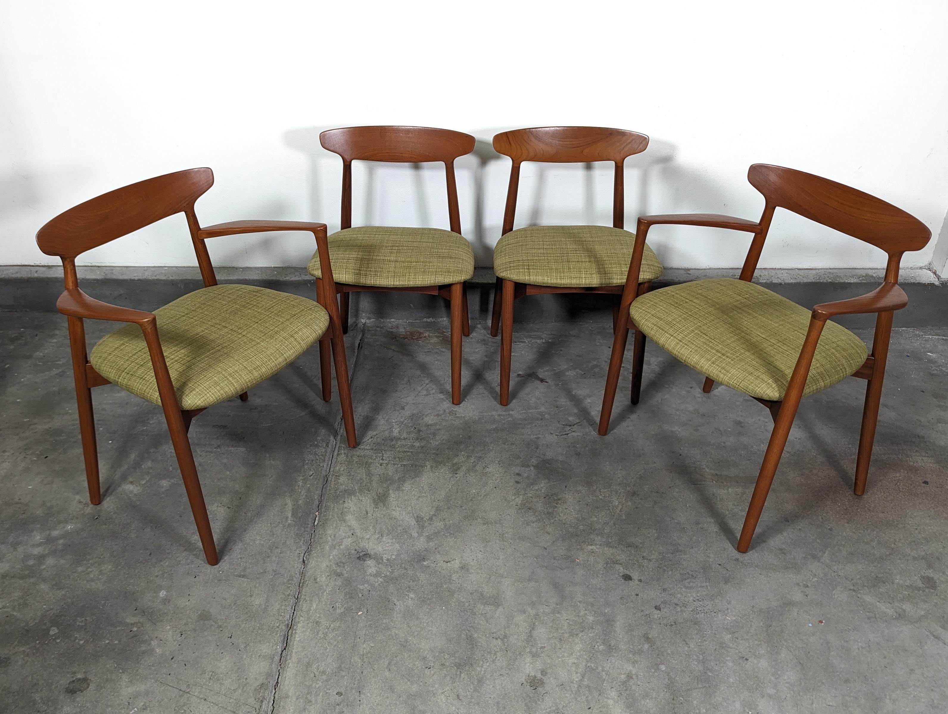 Mid-Century Modern Mid Century Teak Chairs by Harry Østergaard for Randers Møbelfabrik, c1960s