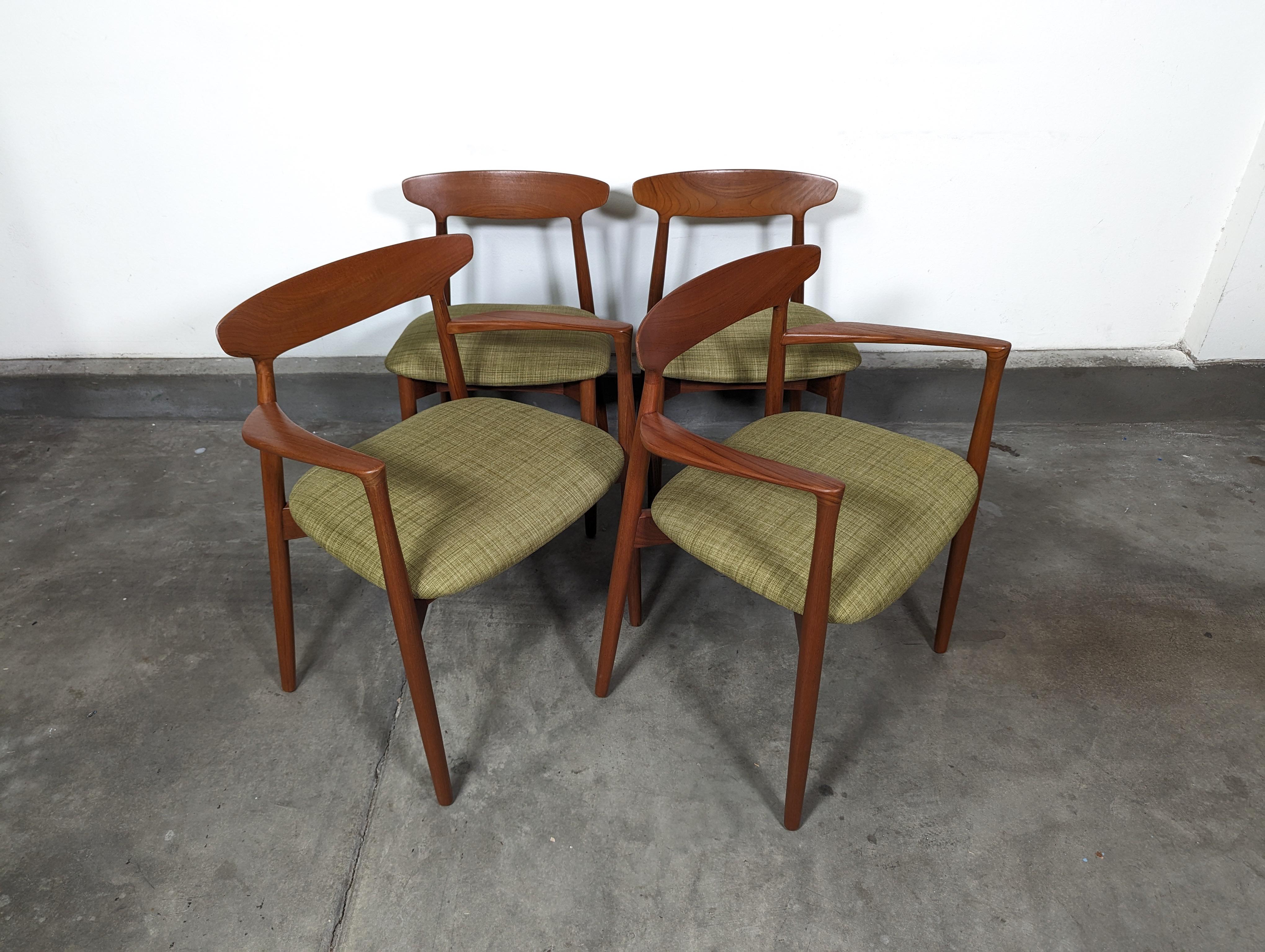 Danish Mid Century Teak Chairs by Harry Østergaard for Randers Møbelfabrik, c1960s