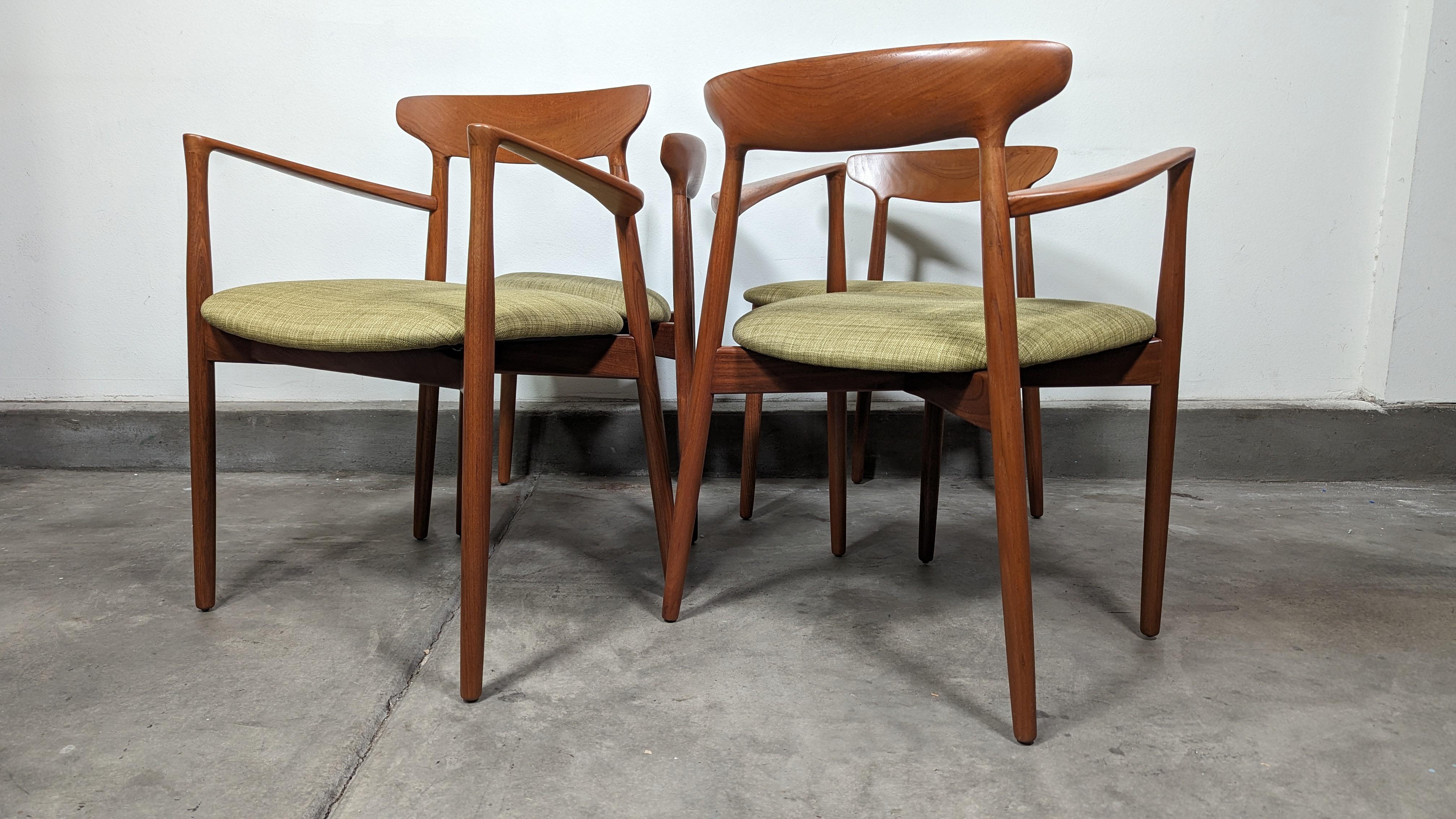 Mid-20th Century Mid Century Teak Chairs by Harry Østergaard for Randers Møbelfabrik, c1960s