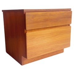 Retro Mid century teak chest of drawers bedside table by Beaver & Tapley, 1970s