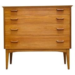 Mid-Century Teak Chest of Drawers by Alfred COX for Heals, 1960s