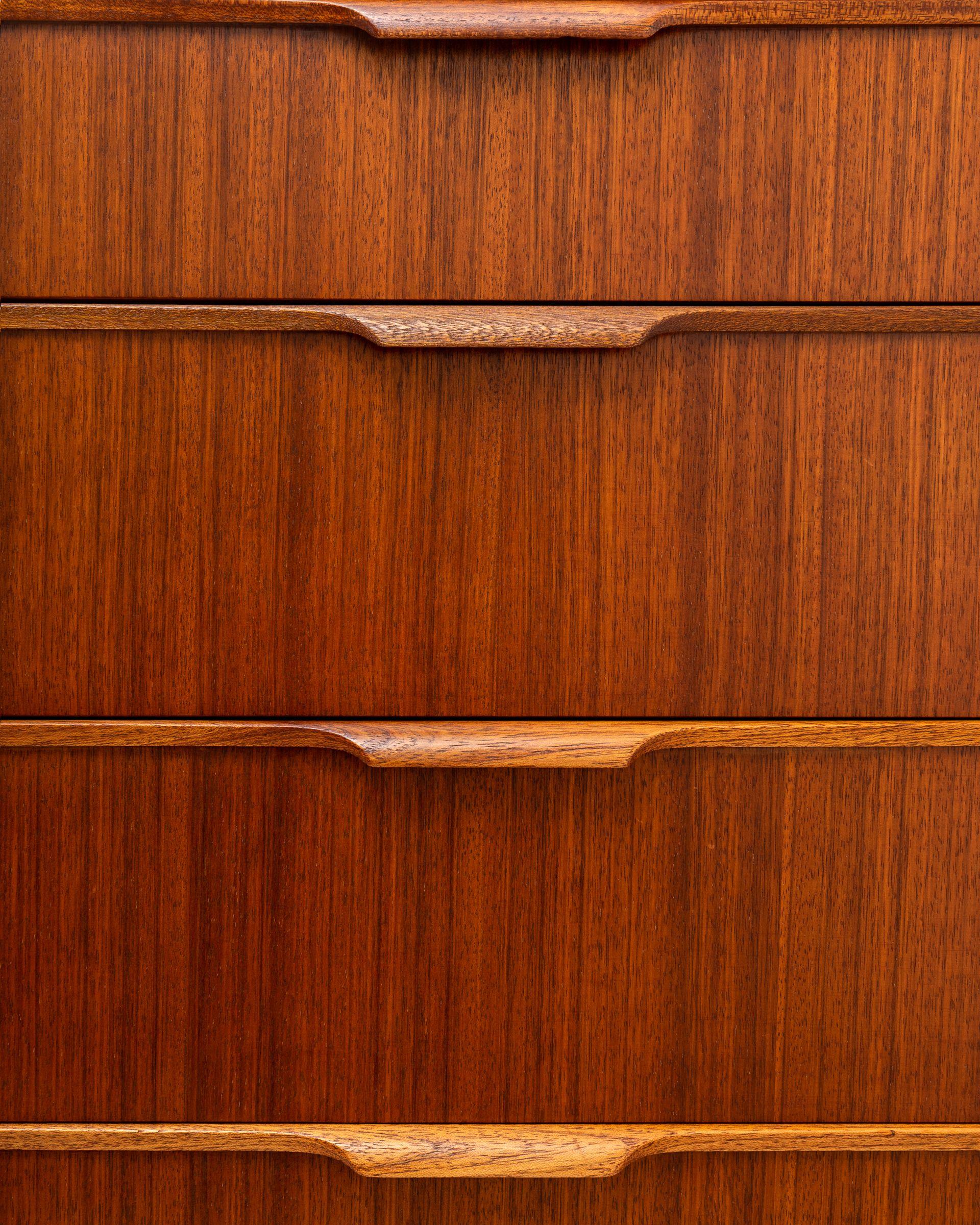 Oiled Mid-Century Teak Chest of Drawers by Frank Guille for Austinsuite, circa 1960