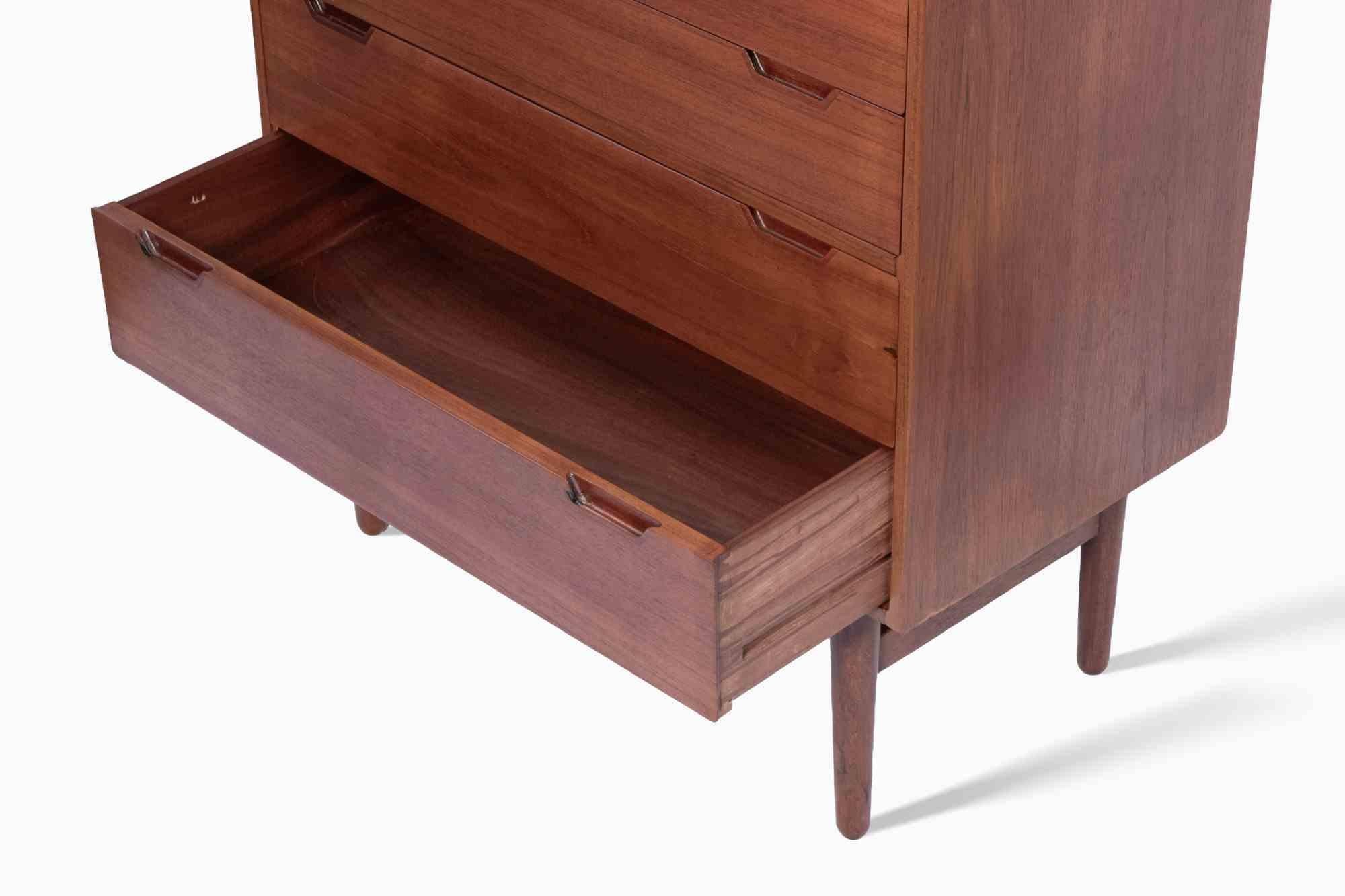 Metà XX secolo Cassettiera in teak di metà secolo di Svend Langkilde, anni '60 in vendita