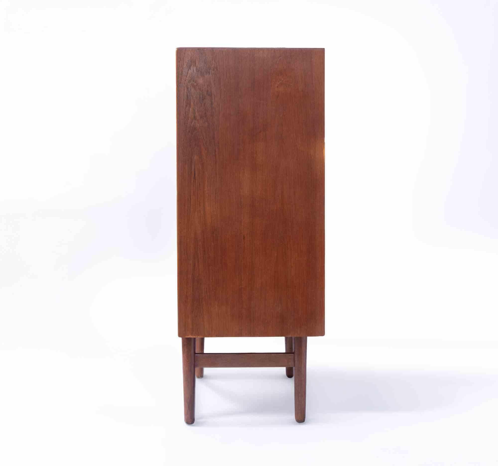 Legno Cassettiera in teak di metà secolo di Svend Langkilde, anni '60 in vendita
