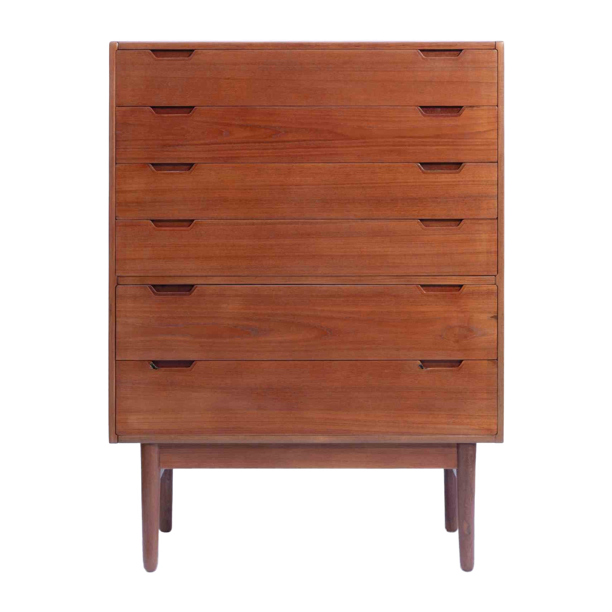 Cassettiera in teak di metà secolo di Svend Langkilde, anni '60 in vendita