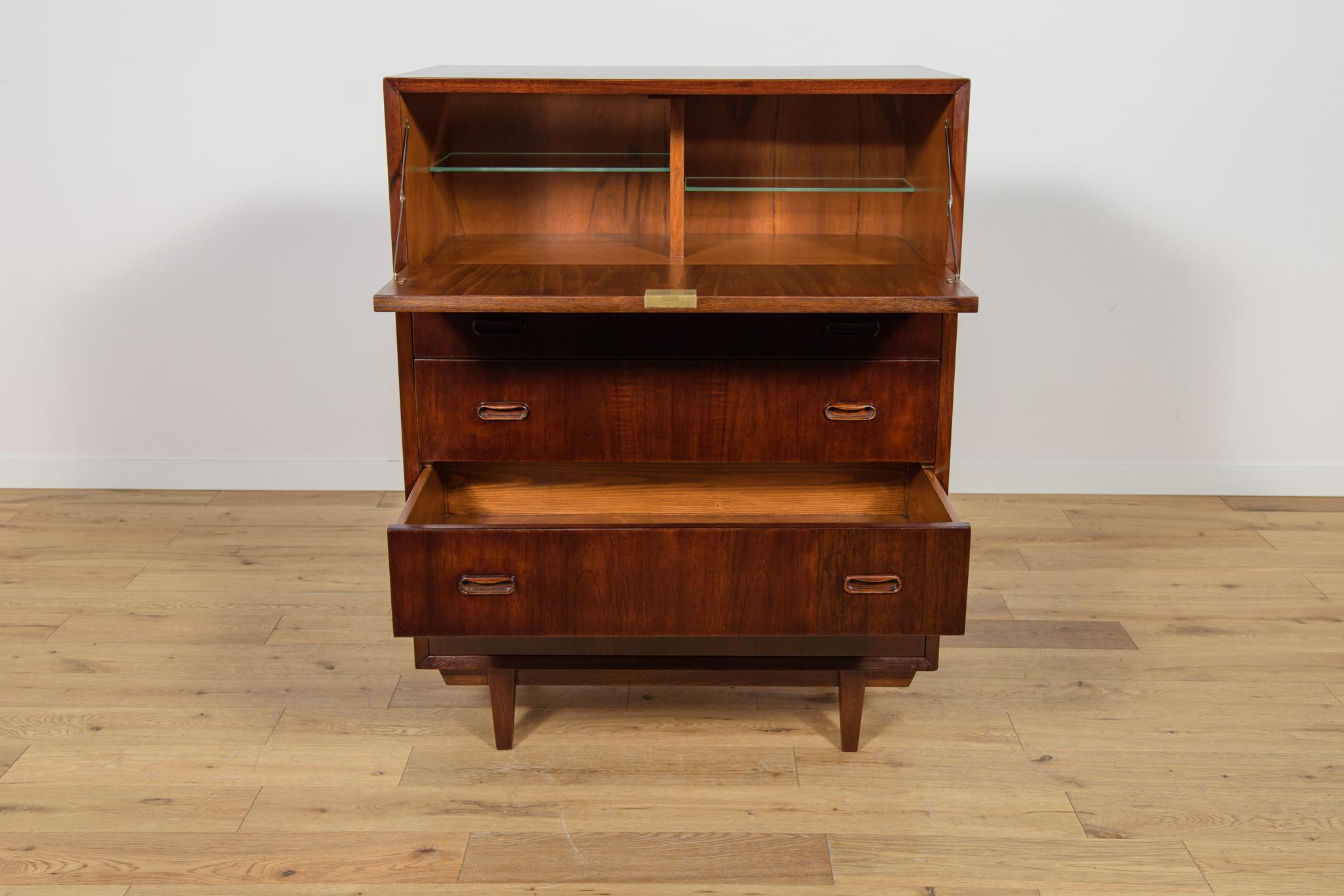 Cassettiera in teak di metà secolo, Danimarca, anni '60 in vendita 1