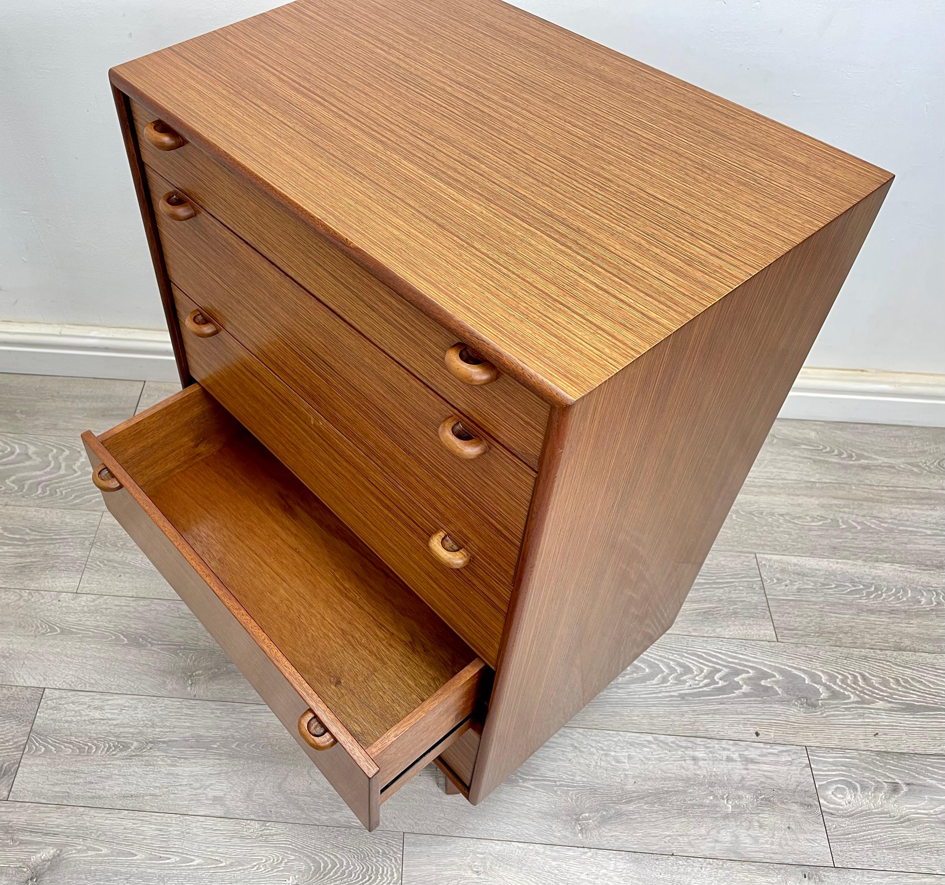 Midcentury Teak Chest of Drawers 6