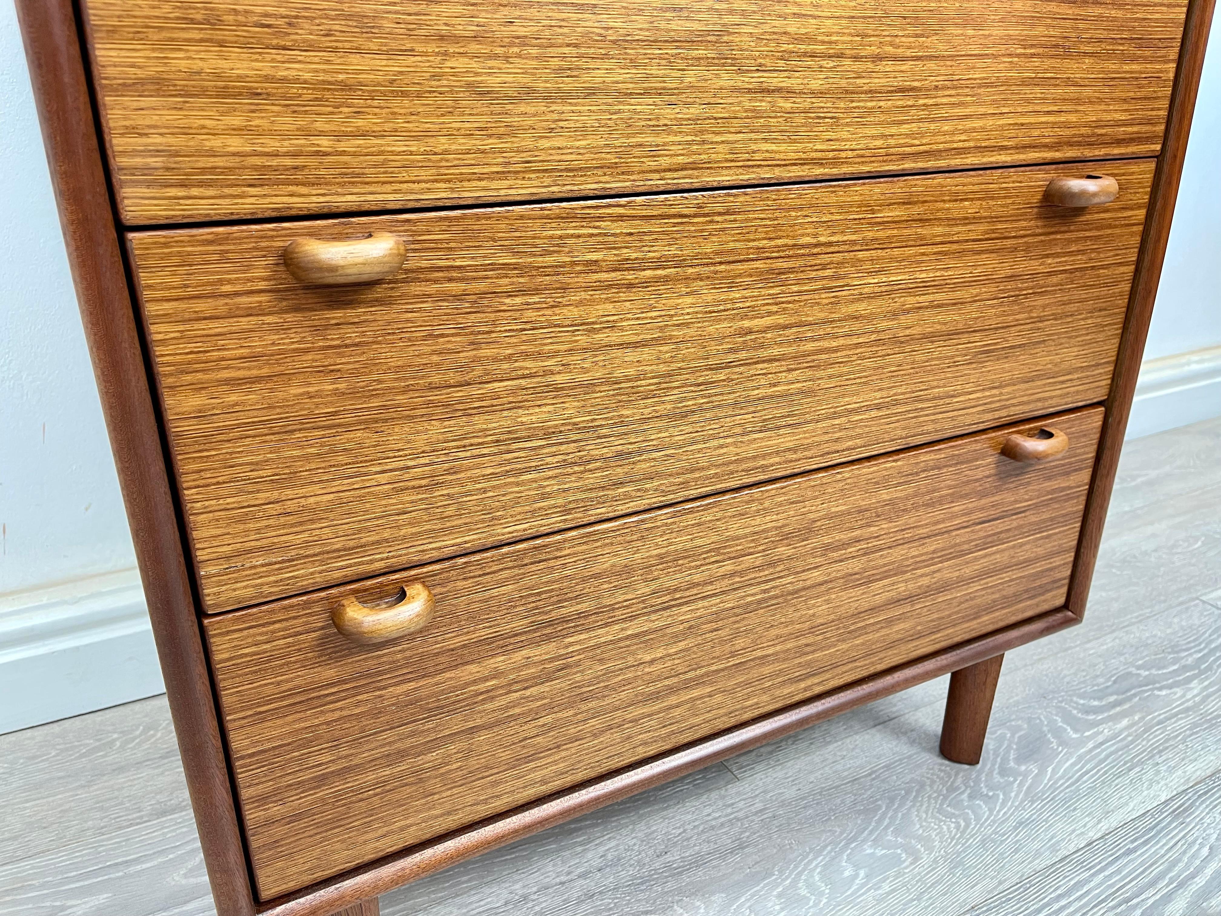 British Midcentury Teak Chest of Drawers