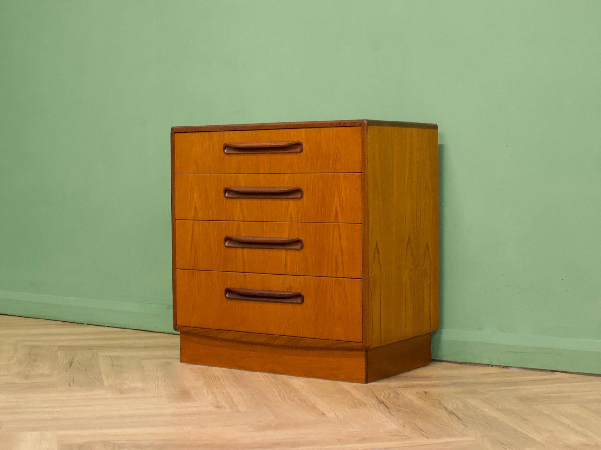 British Mid-Century Teak Chest of Drawers from G Plan, 1970s For Sale