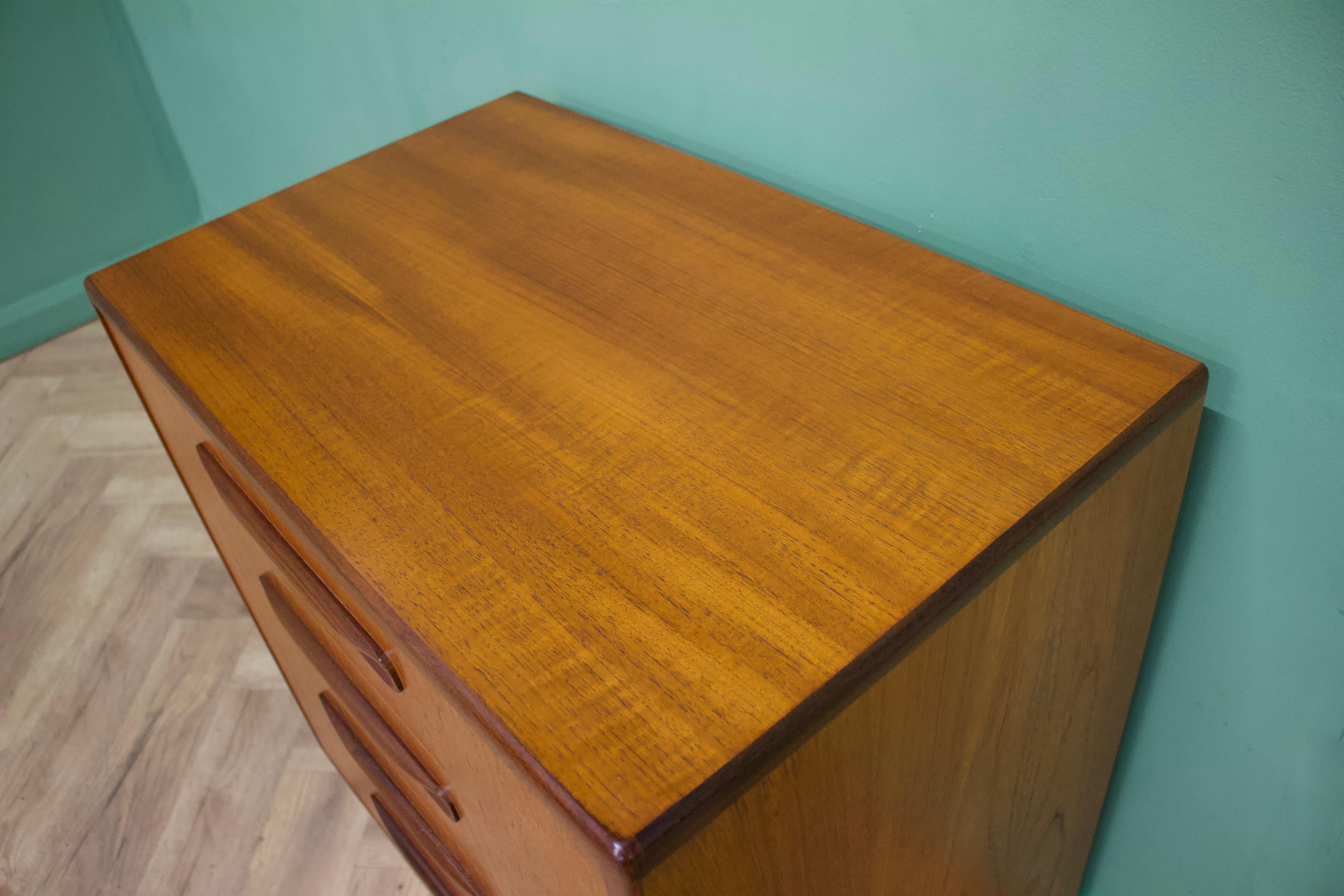 Mid-Century Teak Chest of Drawers from G Plan, 1970s In Good Condition For Sale In South Shields, GB