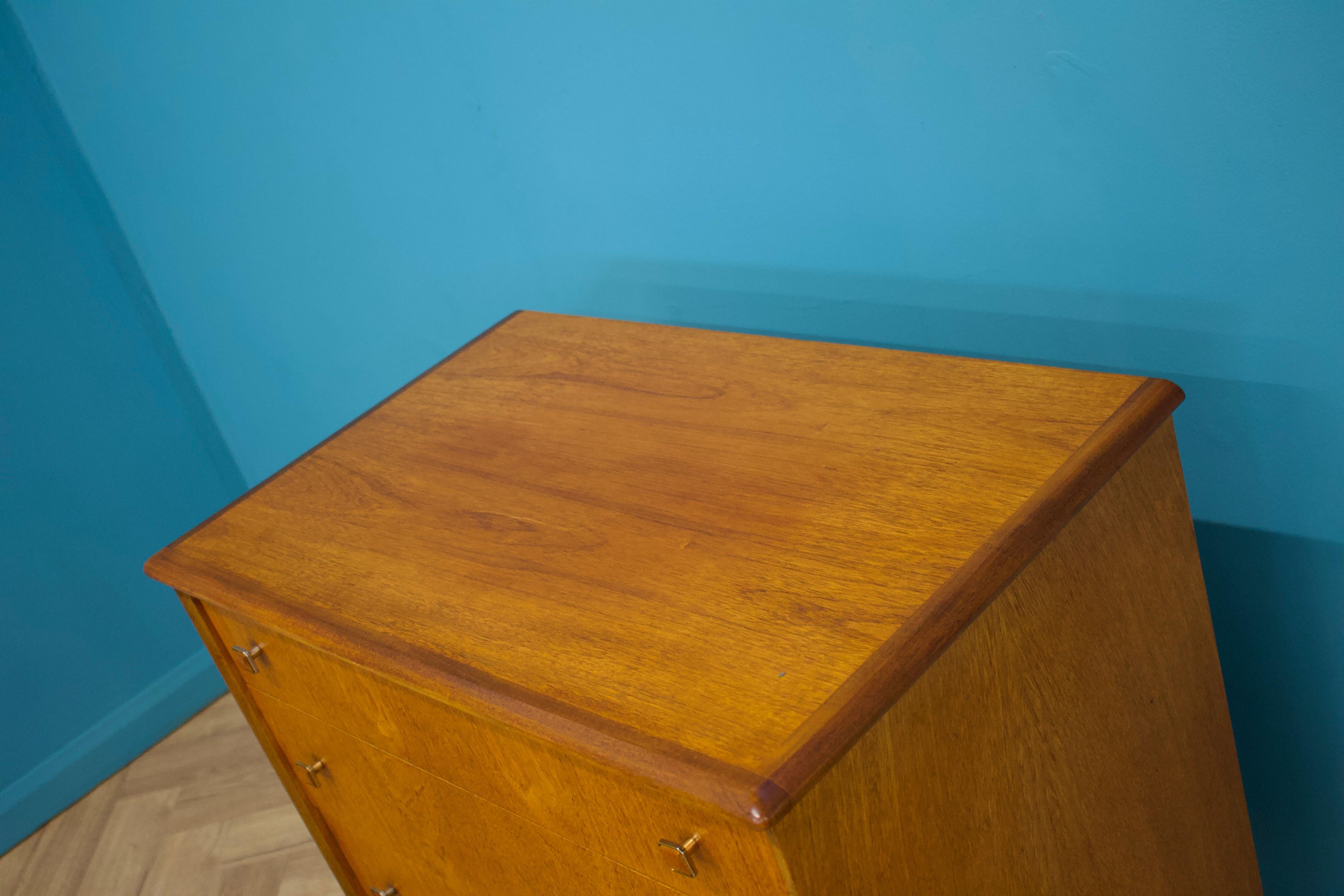 20th Century Mid-Century Teak Chest of Drawers from Homeworthy, 1970s For Sale