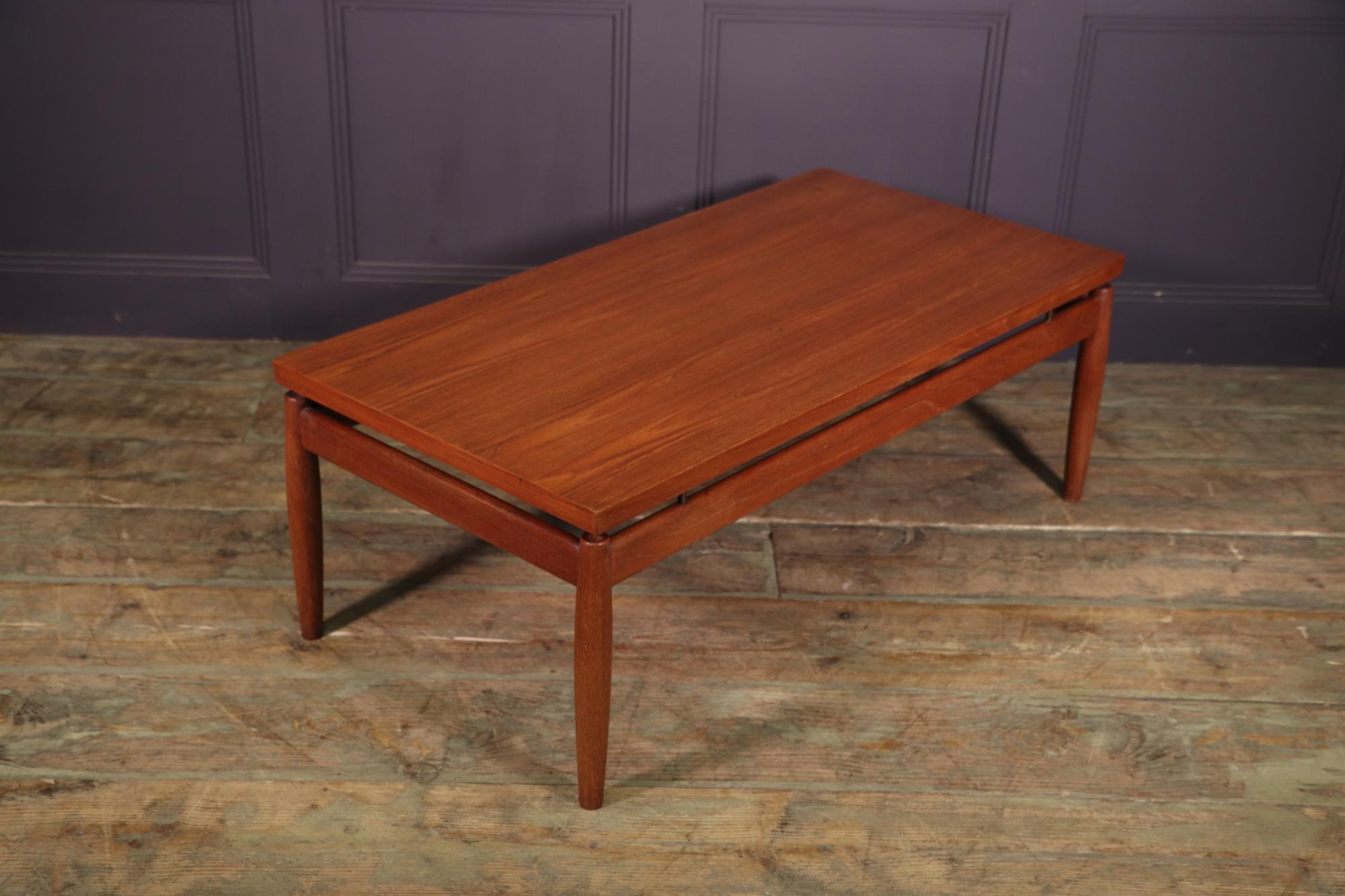 Mid-Century Modern Mid Century Teak Coffee Table by Grete Jalk for France and Son
