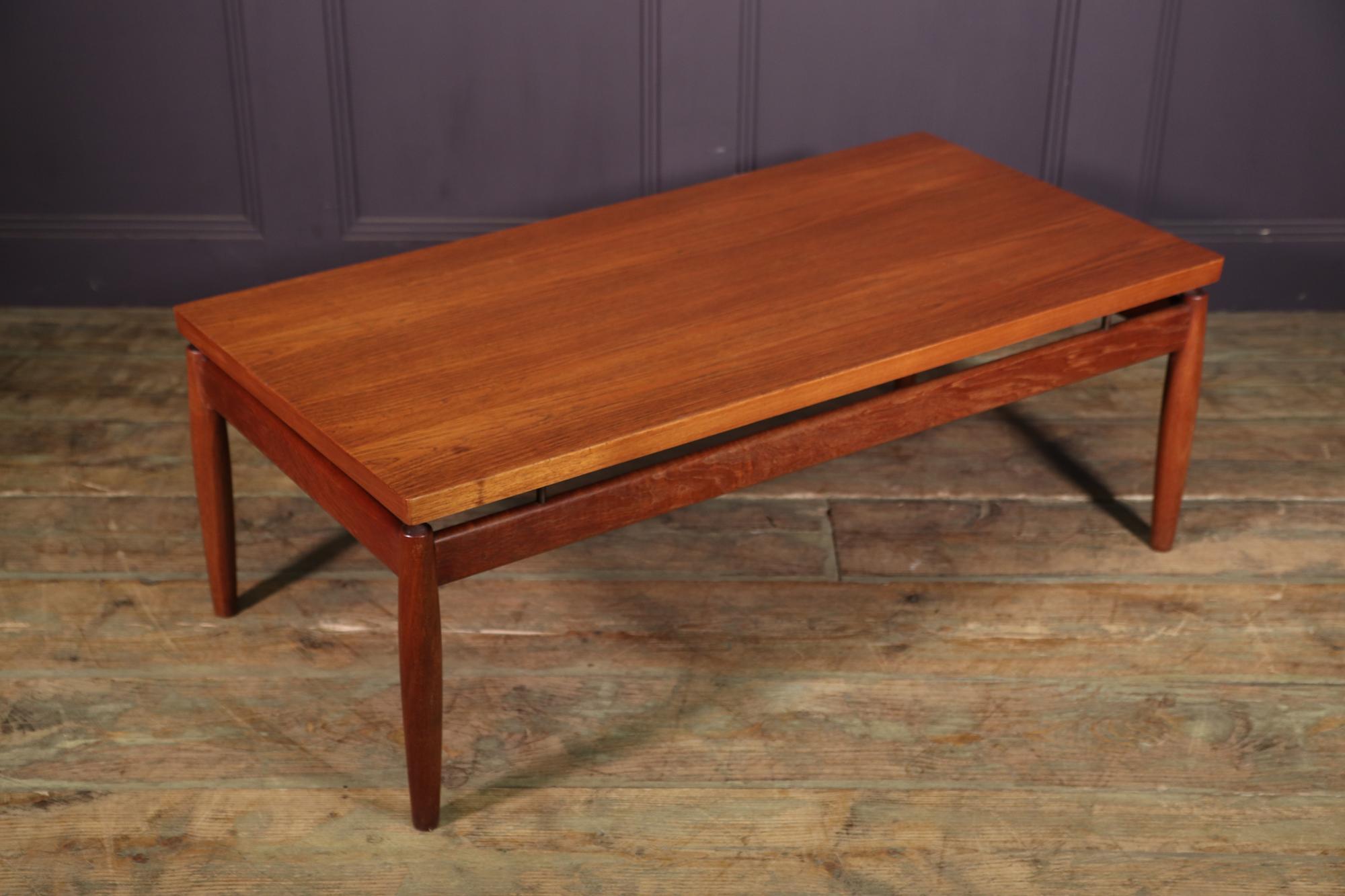 Mid Century Teak Coffee Table by Grete Jalk for France and Son In Excellent Condition In Paddock Wood Tonbridge, GB