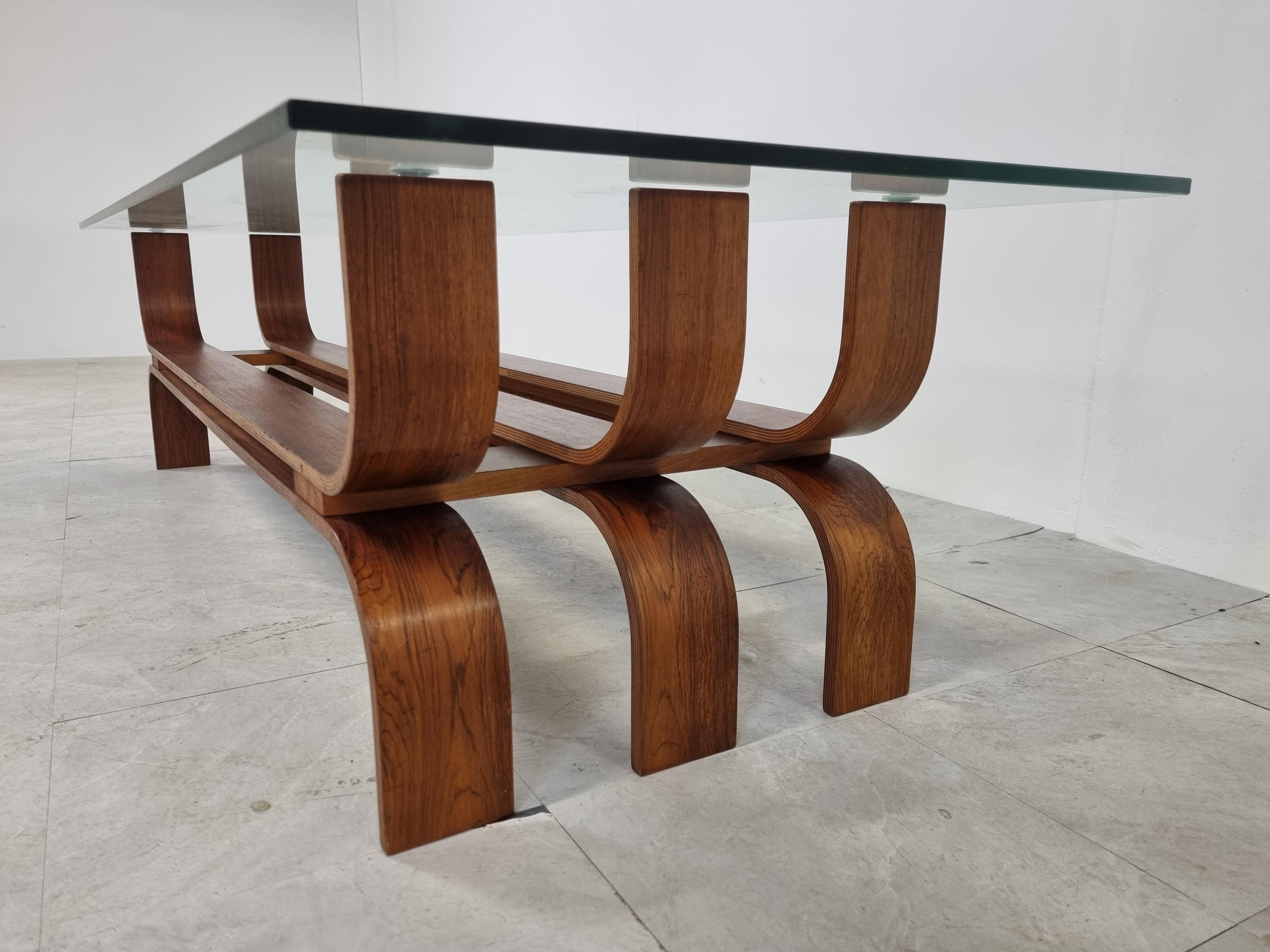 Mid Century Teak Coffee Table by Ilse Mobel, 1960s 2