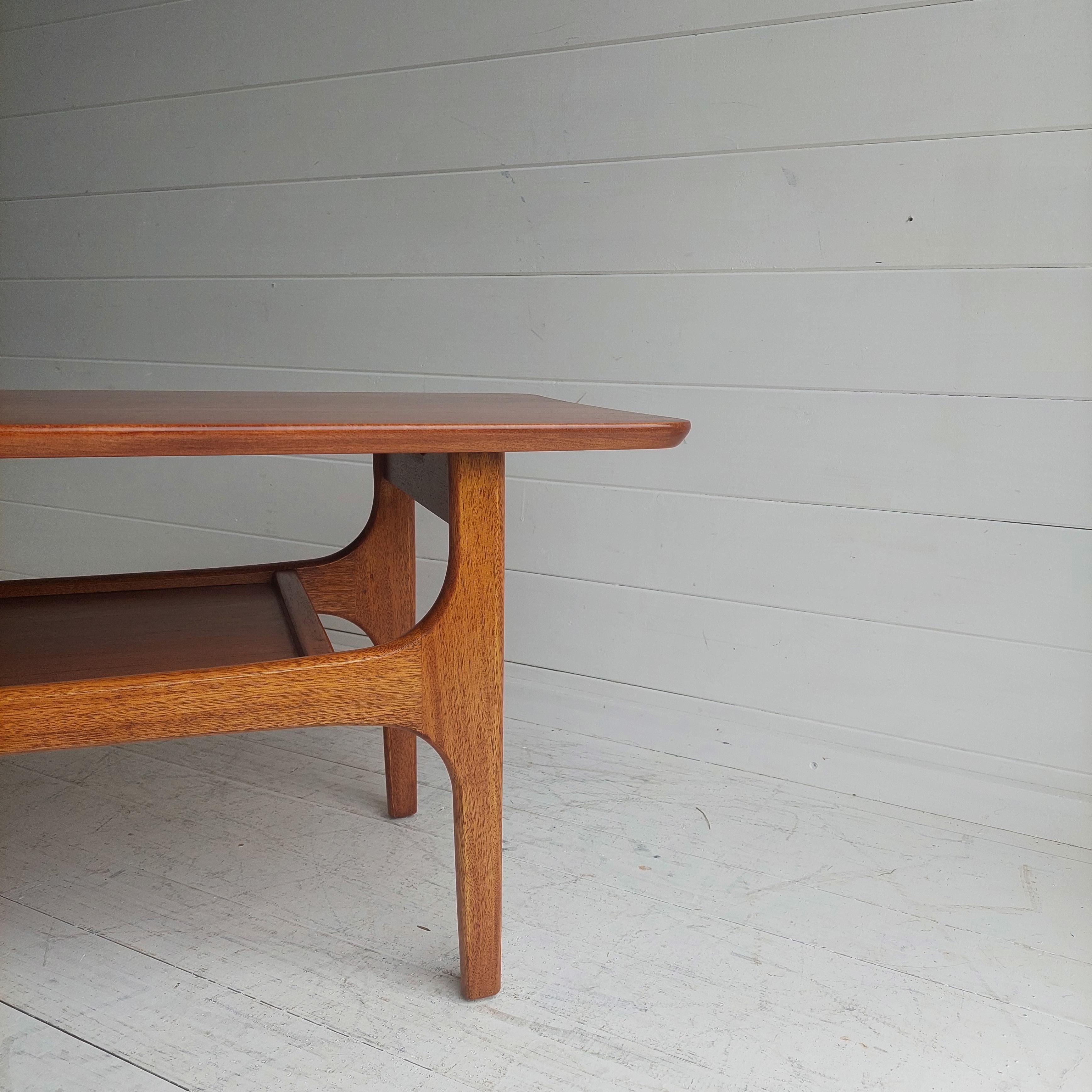 Midcentury Teak Coffee Table by Jentique 1960s 2