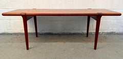 Mid-Century Teak Coffee Table by J.L. Møller of Denmark