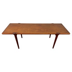 Mid-Century Teak Coffee Table by J.L. Møller of Denmark