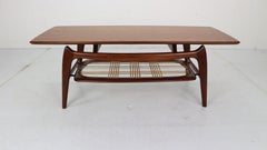 Midcentury Teak Coffee Table by Louis Van Teeffelen for WéBé, 1950s