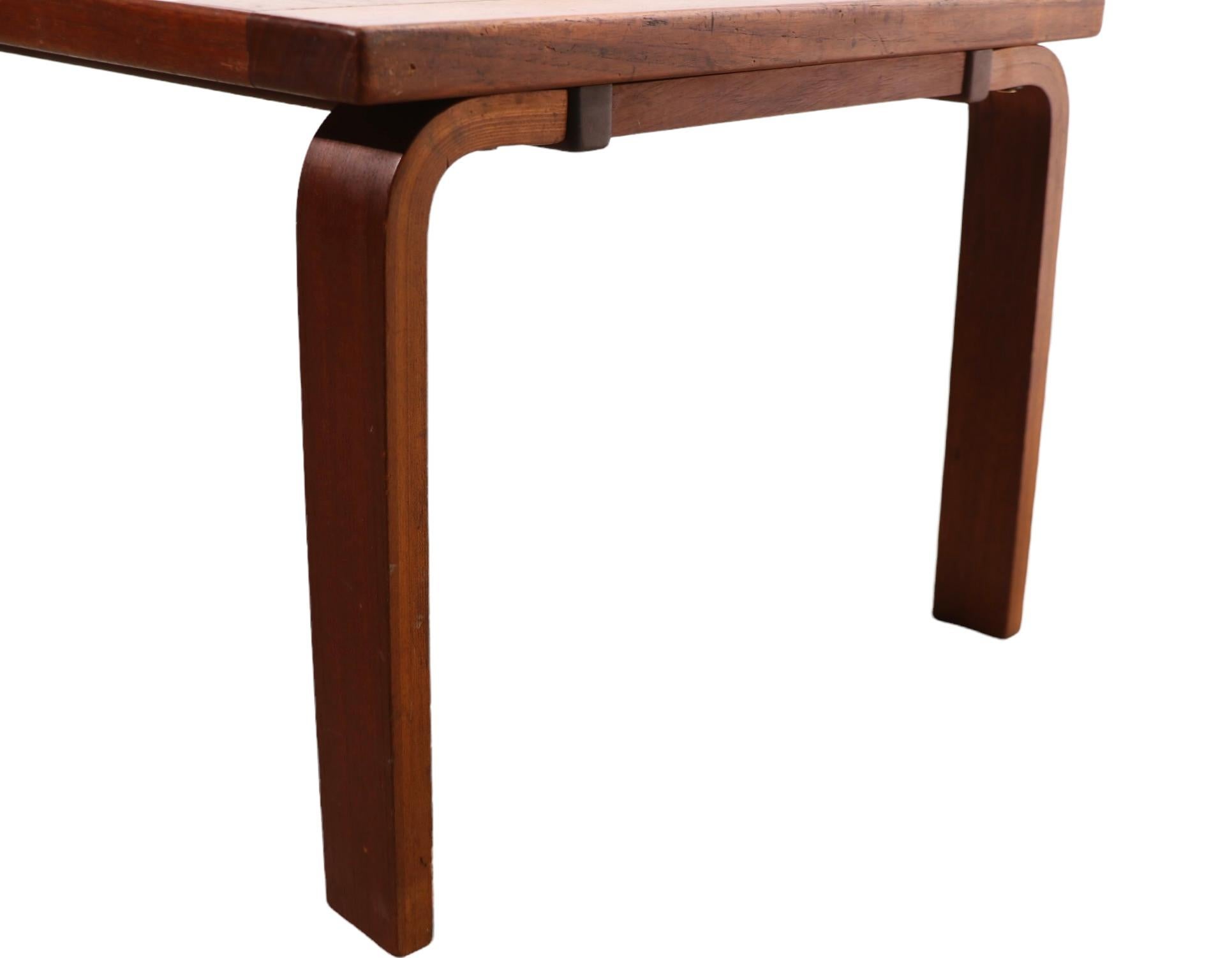 Mid Century Teak Coffee Table by Westnofa Made in Norway, C 1960/1970s For Sale 8