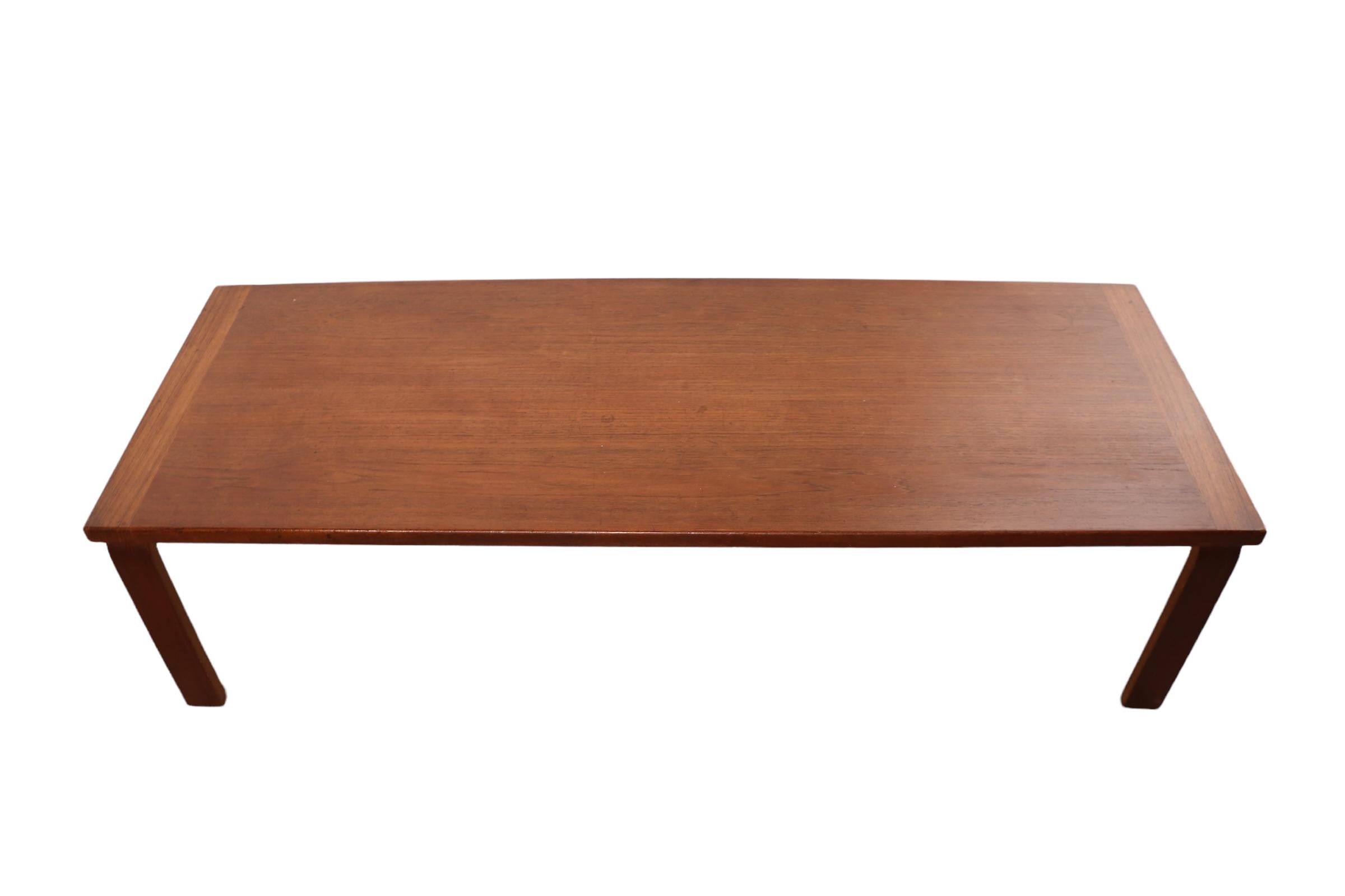 Mid Century Teak Coffee Table by Westnofa Made in Norway, C 1960/1970s For Sale 11
