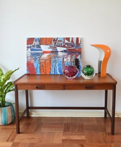 Table basse en teck du milieu du siècle