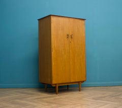 Mid Century Teak Compact Double Door Wardrobe from Younger, 1960s