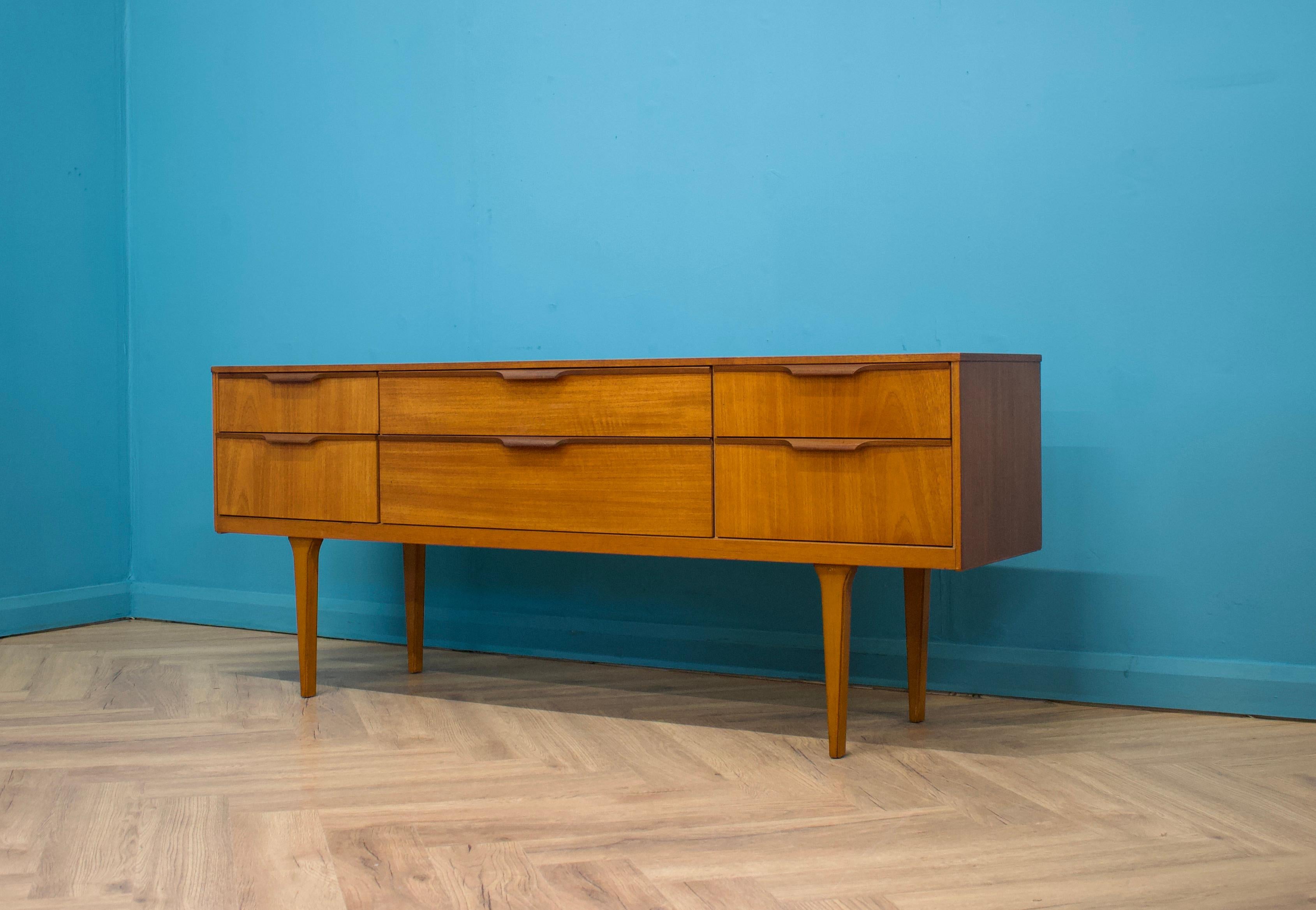 Mid-Century Modern Mid Century Teak Compact Sideboard from Austinsuite, 1960s