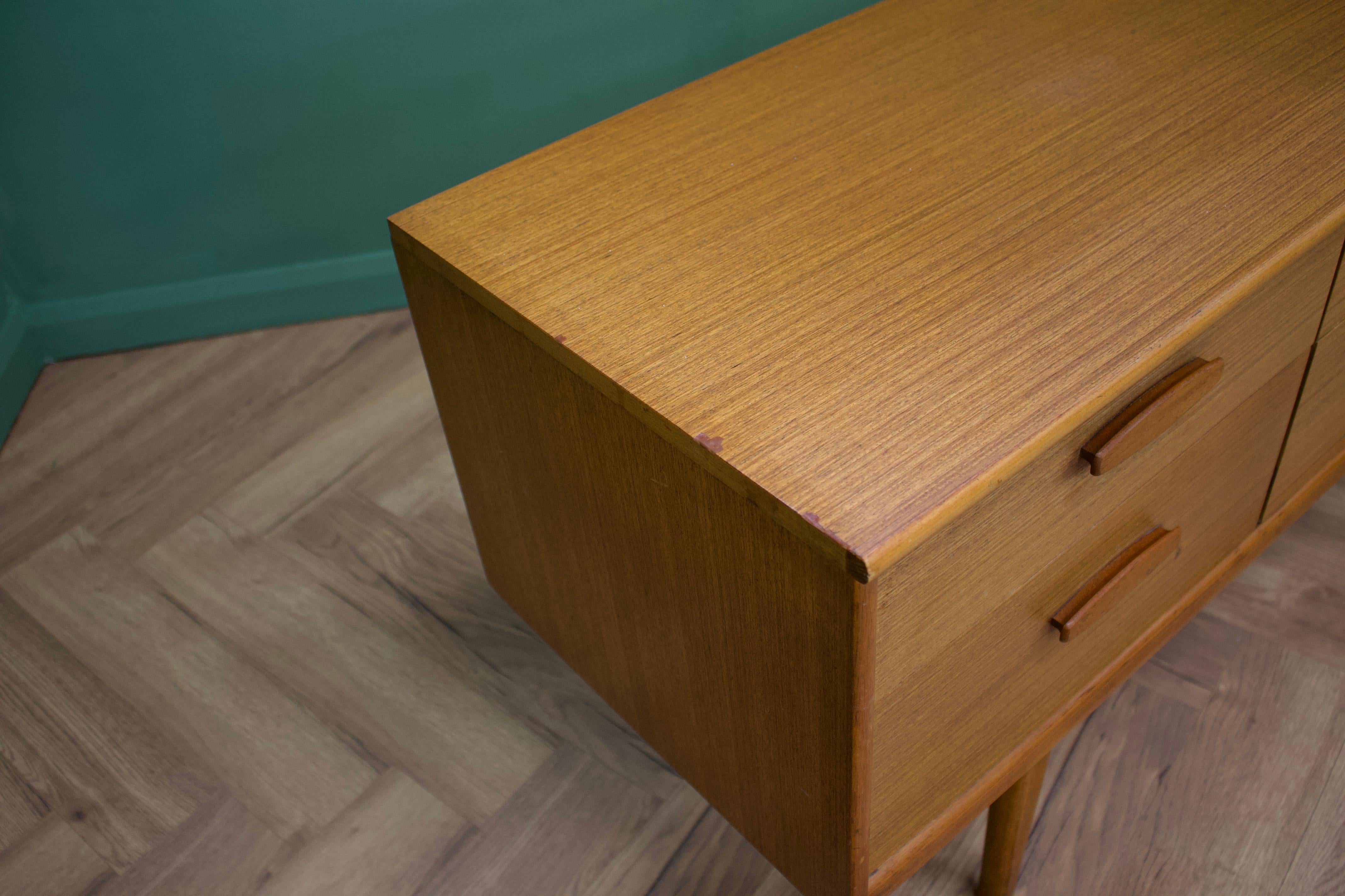 Mid Century Teak Compact Sideboard from Austinsuite, 1960s In Good Condition In South Shields, GB